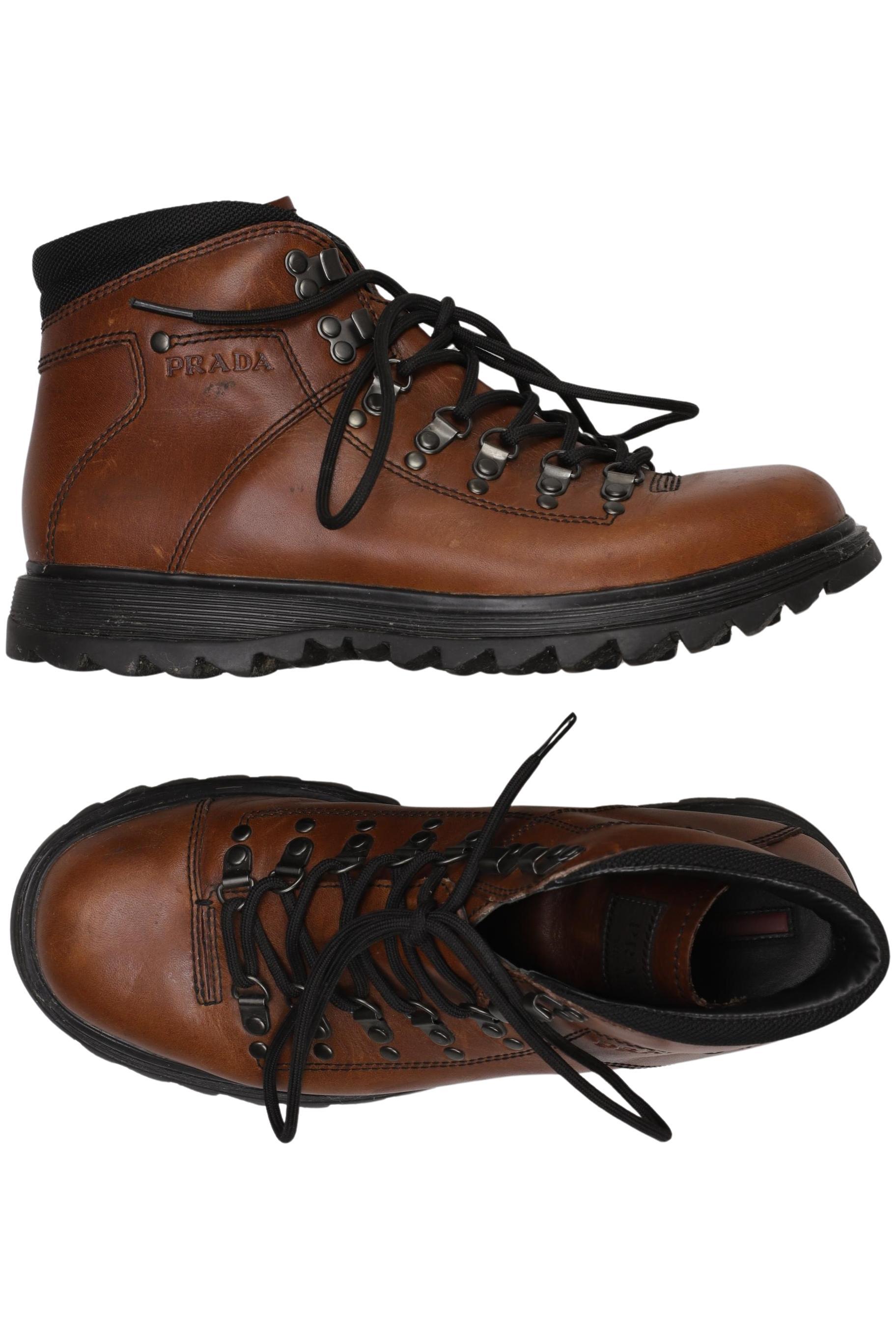 

Prada Herren Stiefel, braun, Gr. 6.5