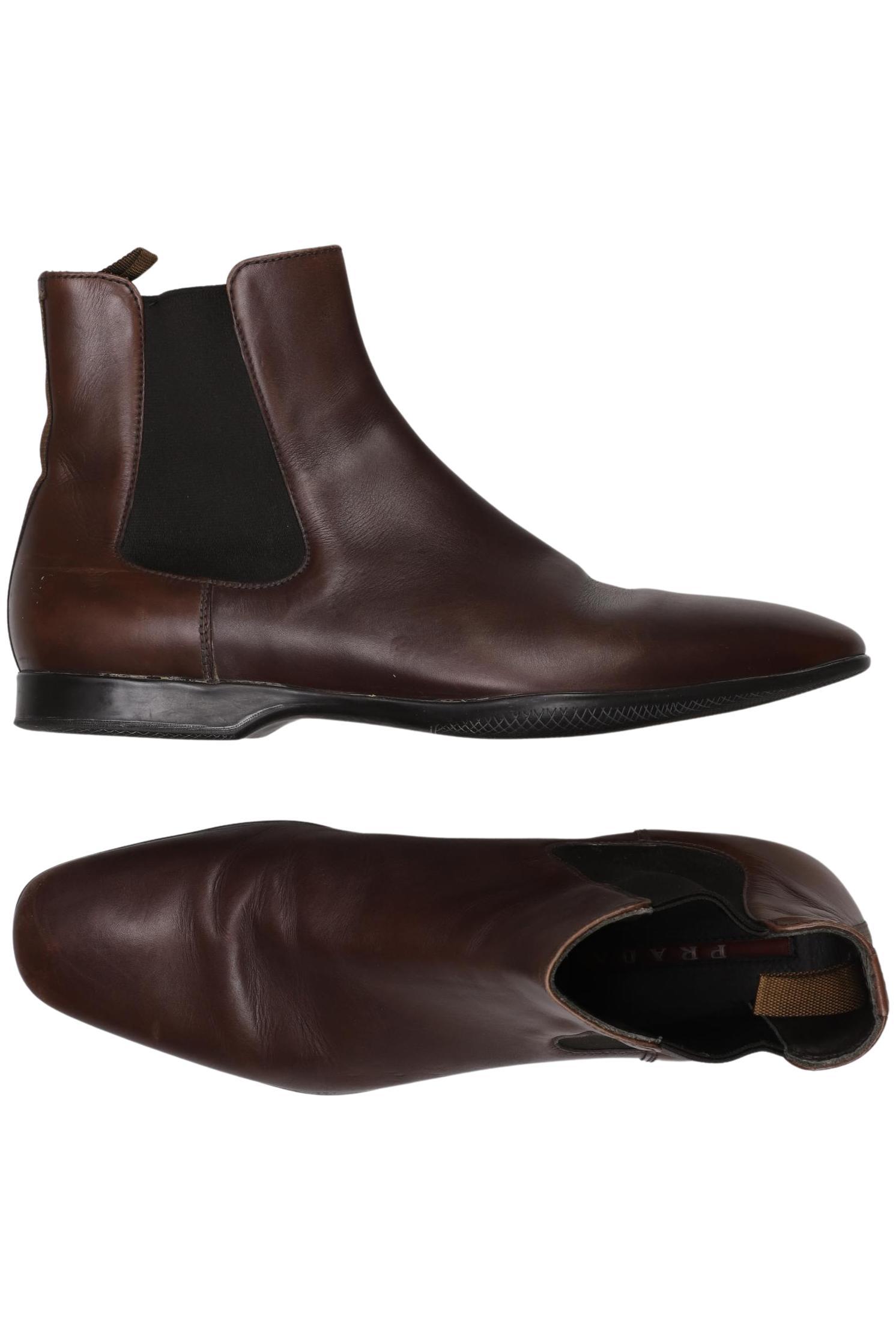 Thumbnail - Prada Herren Stiefel, braun, Gr. 8.5