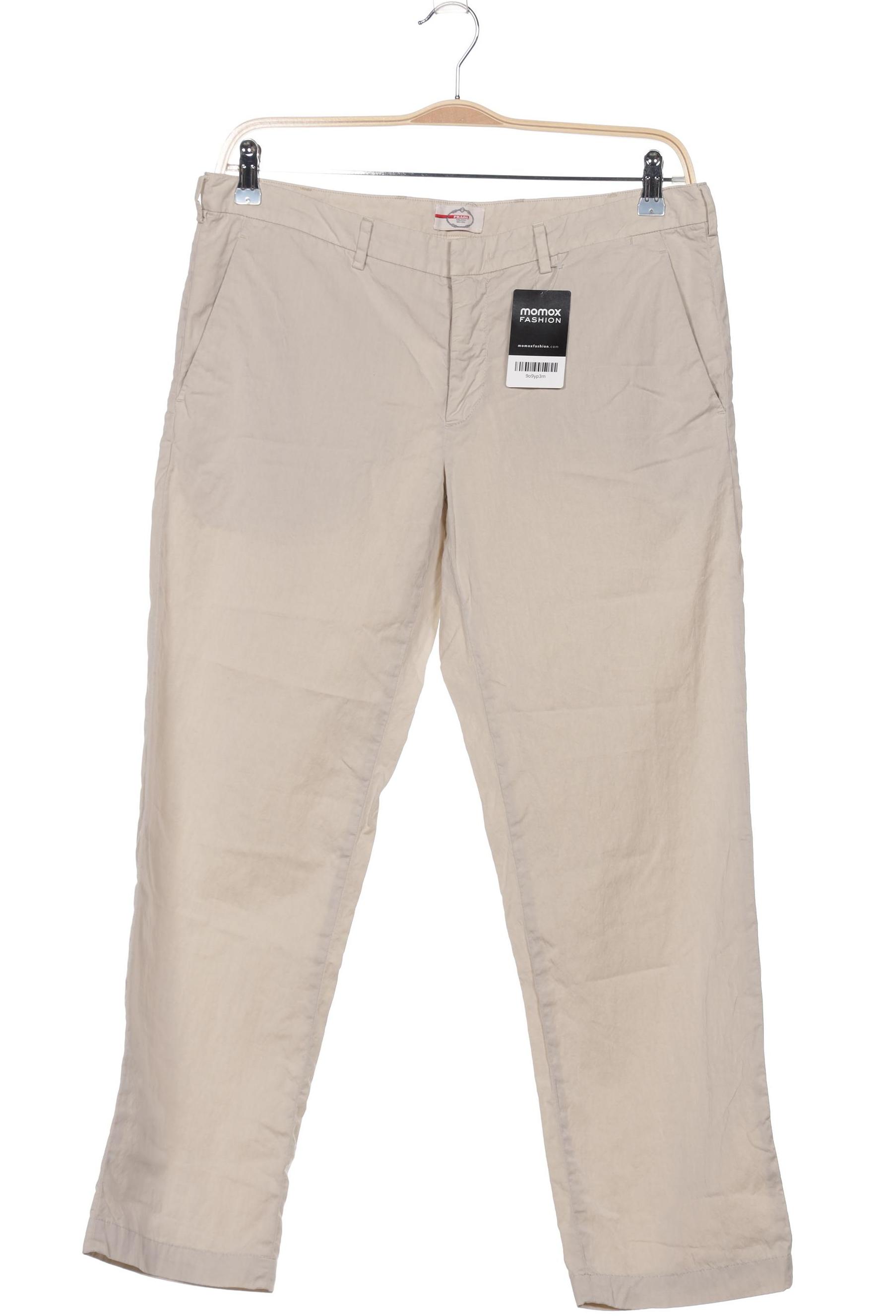 

Prada Herren Stoffhose, cremeweiß, Gr. 48