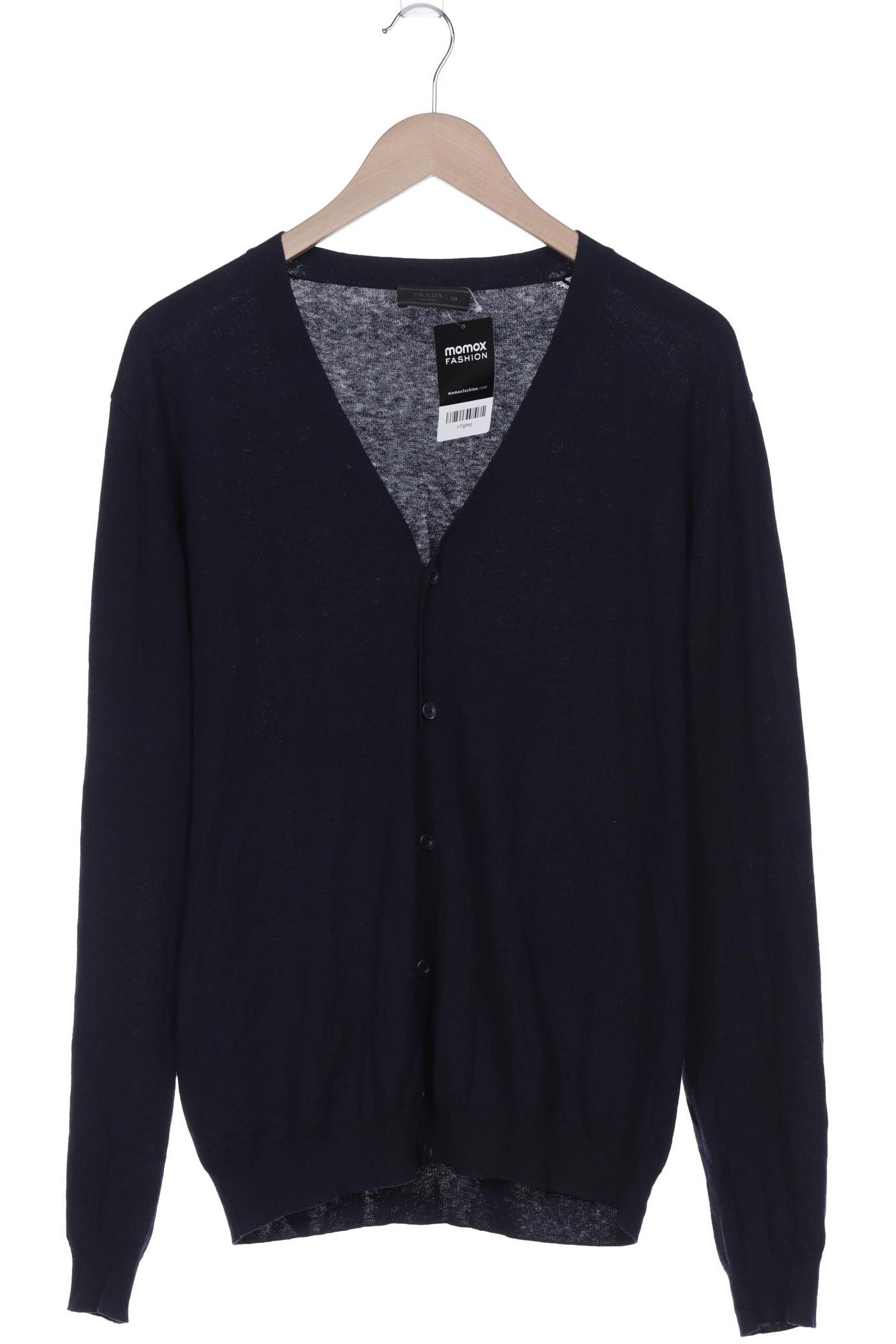 

Prada Herren Strickjacke, marineblau, Gr. 50