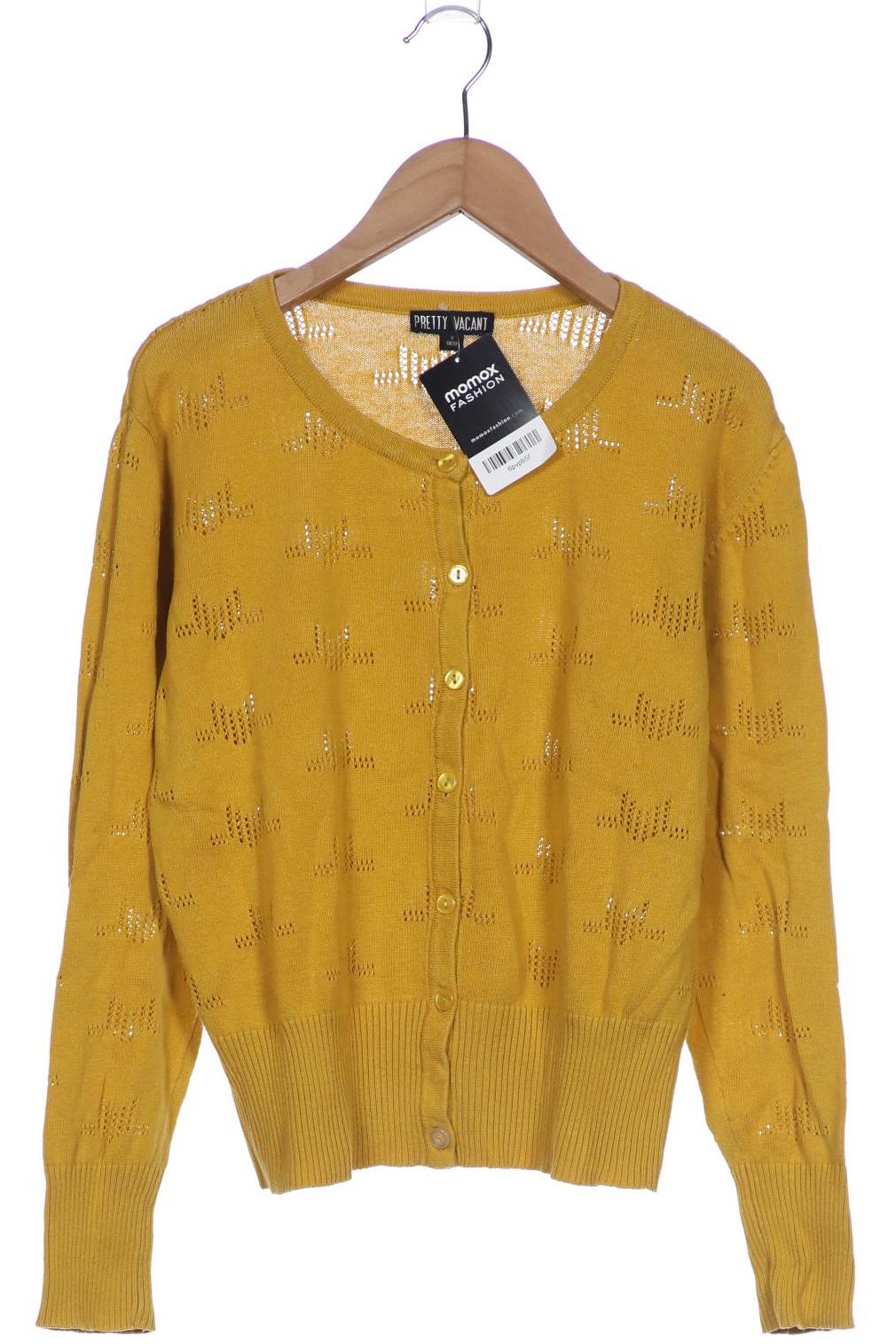 

Pretty Vacant Damen Strickjacke, gelb, Gr. 36