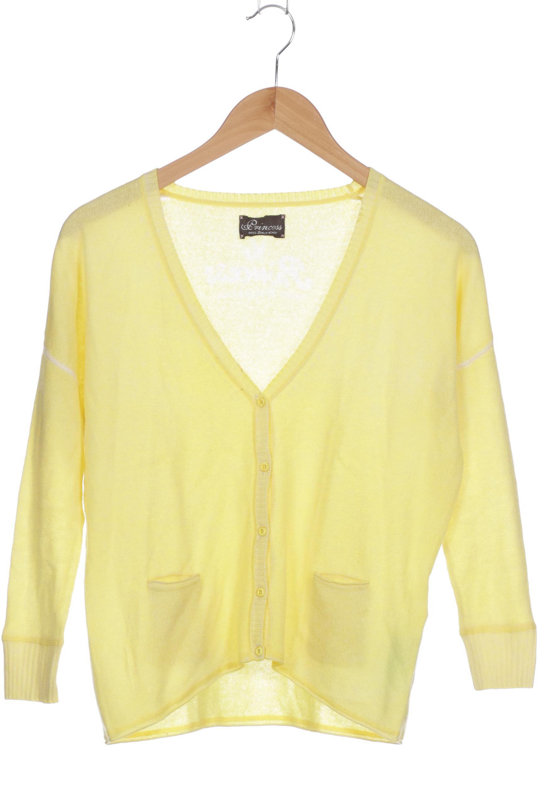 

Princess goes Hollywood Damen Strickjacke, gelb, Gr. 34