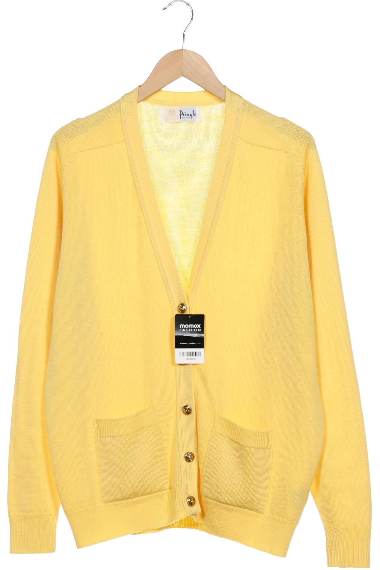 

Pringle of Scotland Damen Strickjacke, gelb, Gr. 46