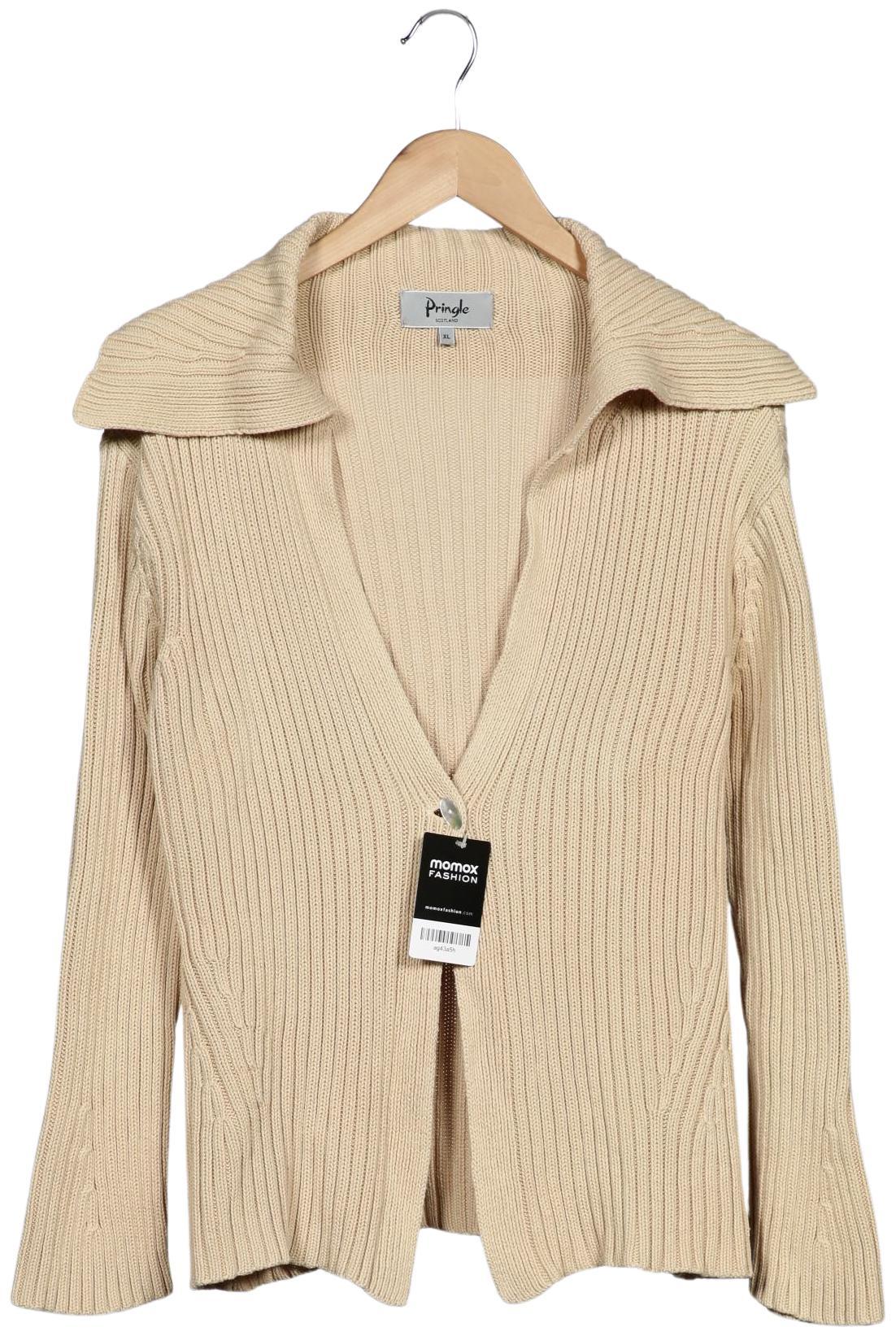 

Pringle of Scotland Damen Strickjacke, beige, Gr. 44