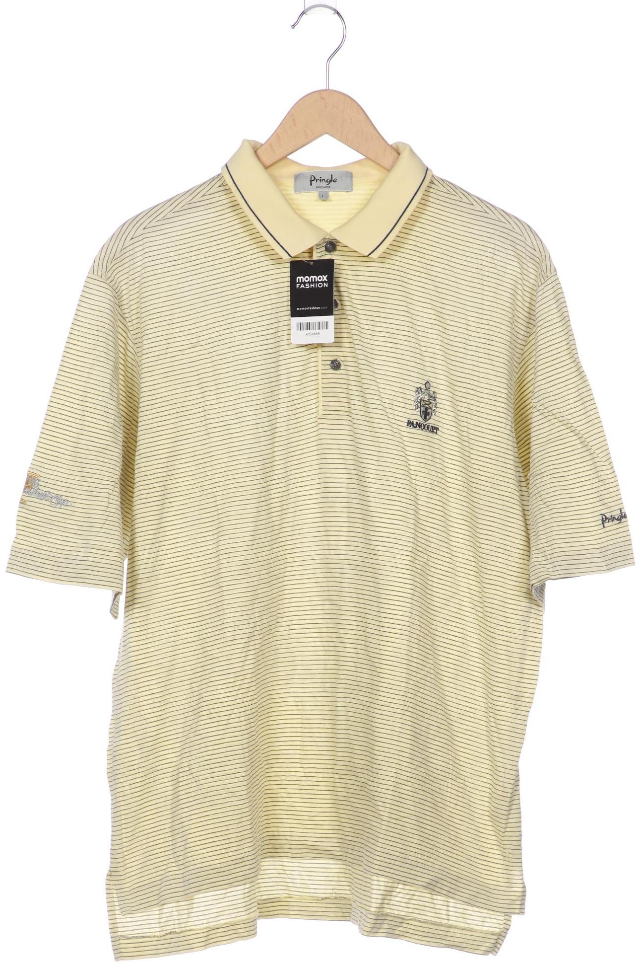 

Pringle of Scotland Herren Poloshirt, gelb, Gr. 52
