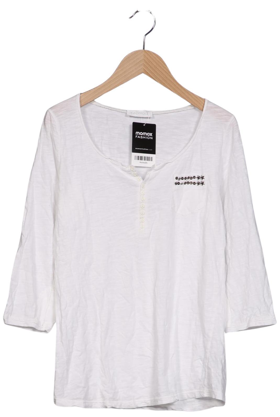 

Promod Damen Langarmshirt, weiß, Gr. 38