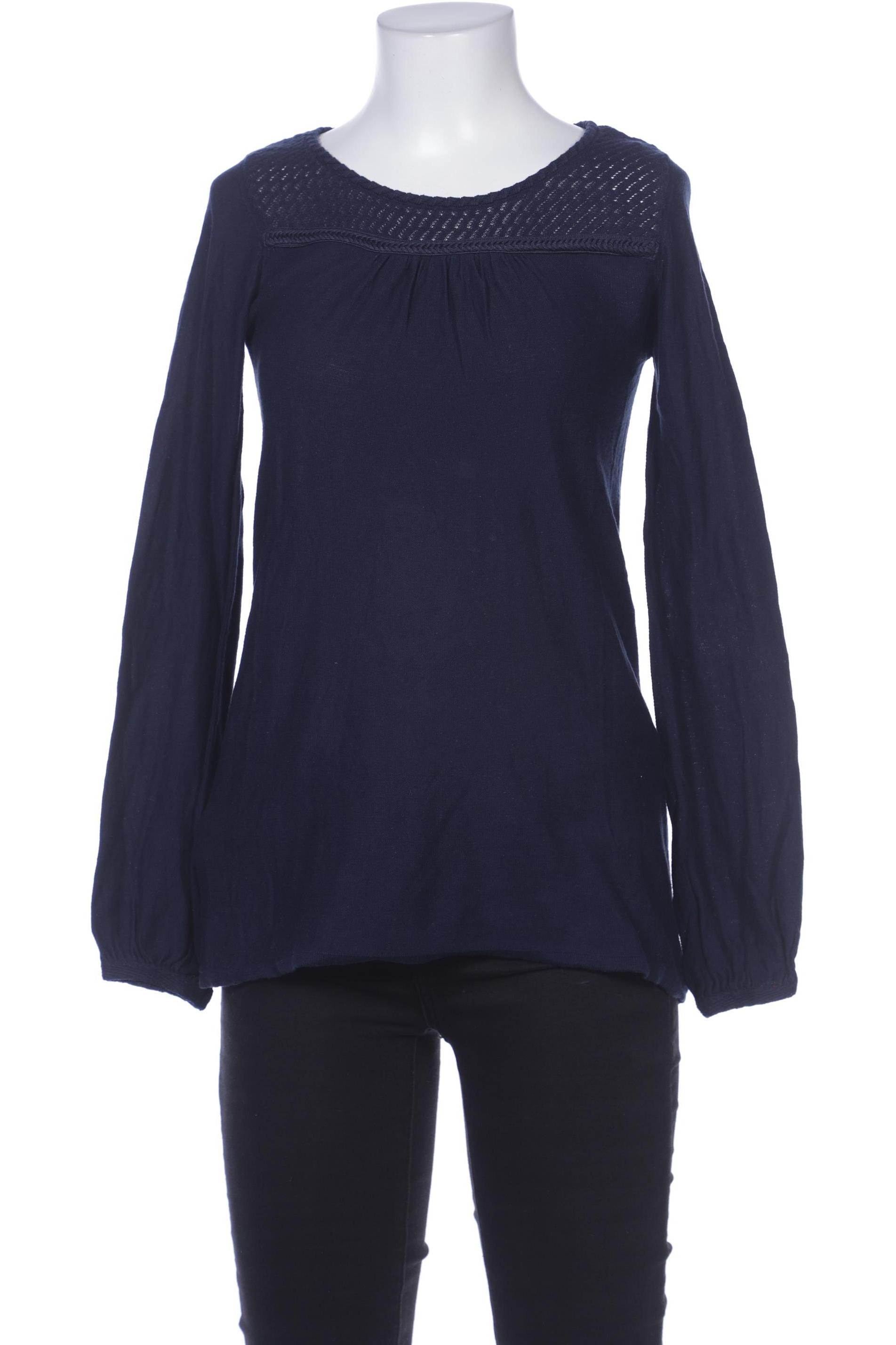 

Promod Damen Langarmshirt, marineblau, Gr. 34