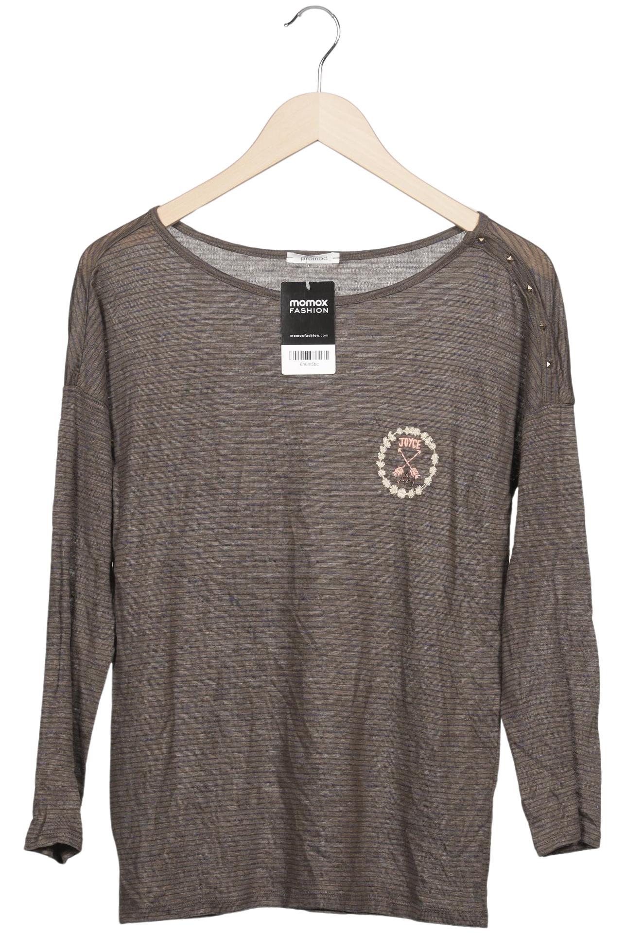 

Promod Damen Langarmshirt, braun, Gr. 38