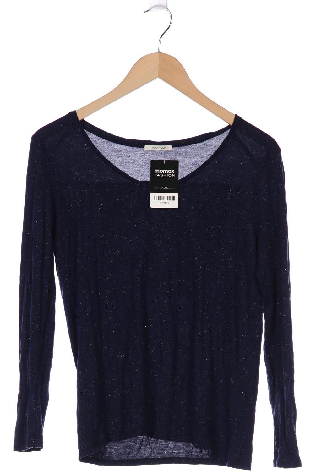 

Promod Damen Langarmshirt, marineblau, Gr. 38