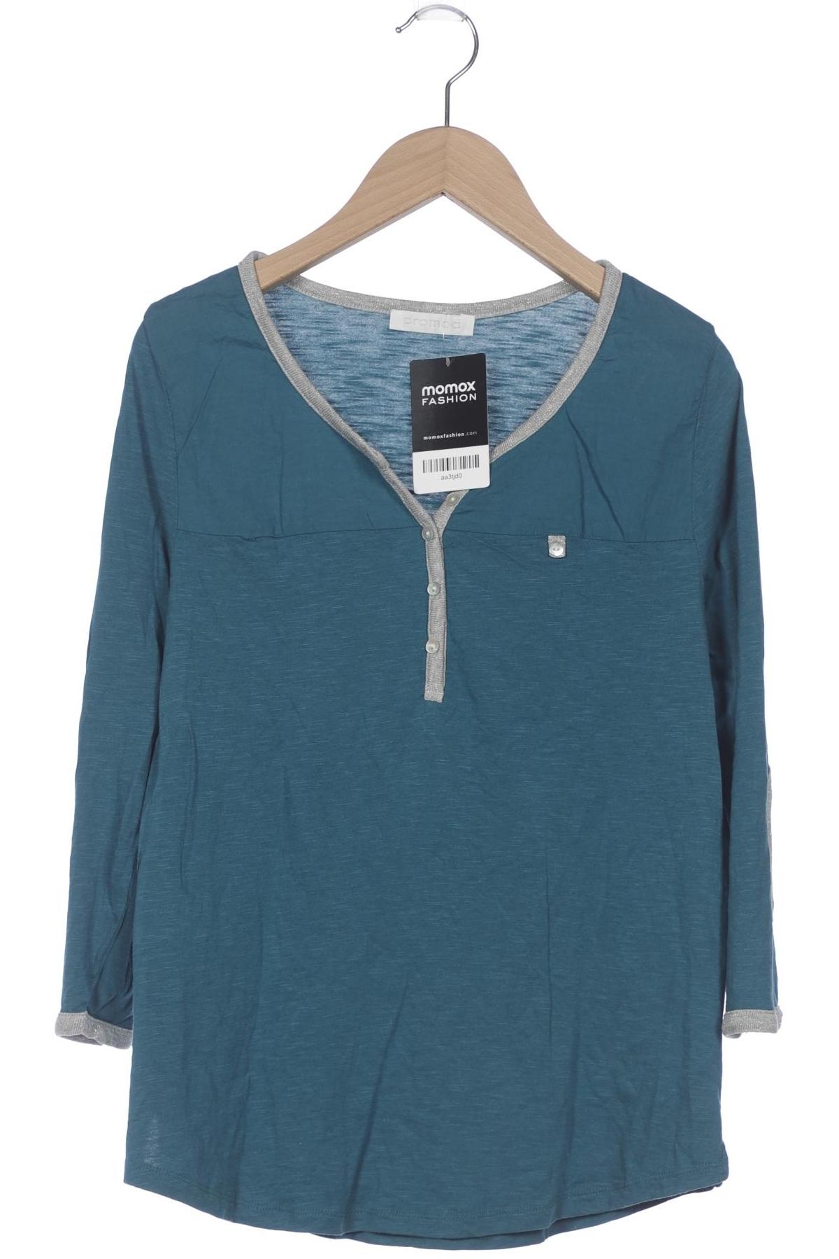 

Promod Damen Langarmshirt, blau, Gr. 34