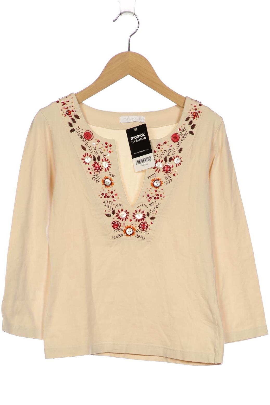 

Promod Damen Langarmshirt, cremeweiß, Gr. 34