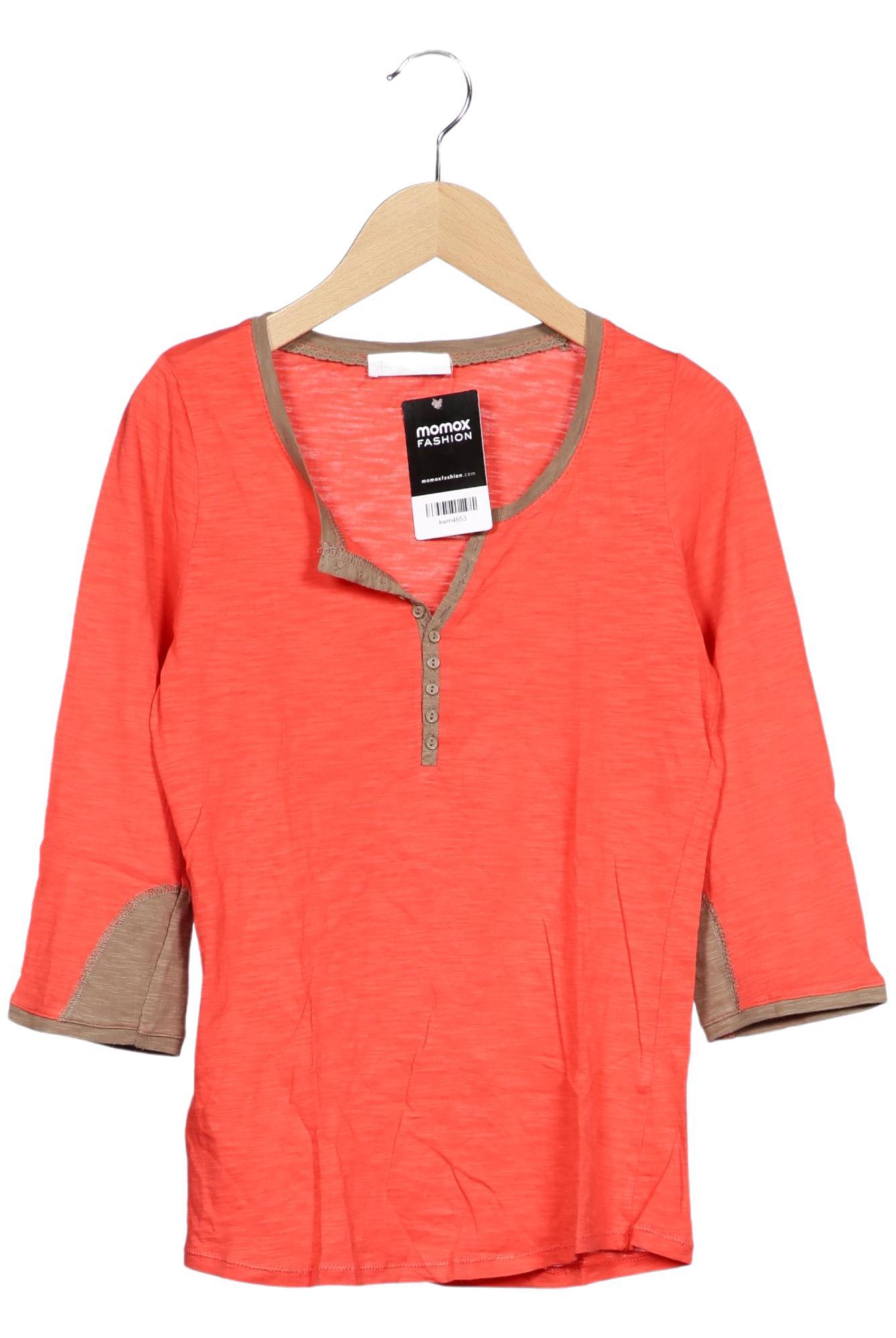 

Promod Damen Langarmshirt, orange, Gr. 34