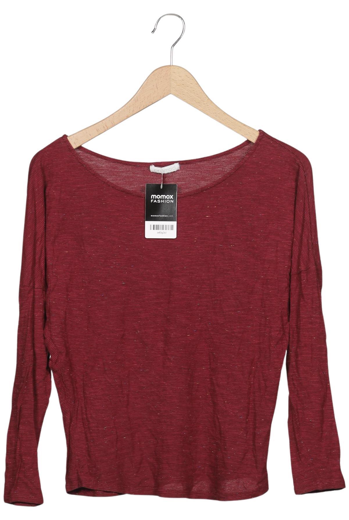 

Promod Damen Langarmshirt, bordeaux, Gr. 36