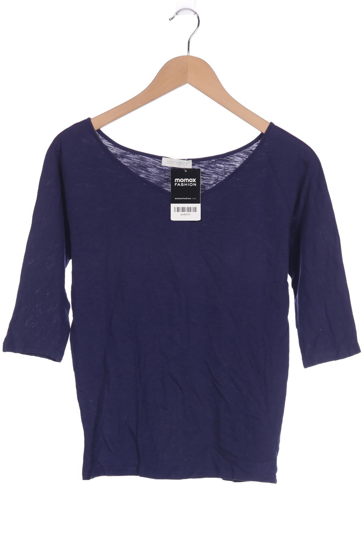

Promod Damen Langarmshirt, marineblau, Gr. 34