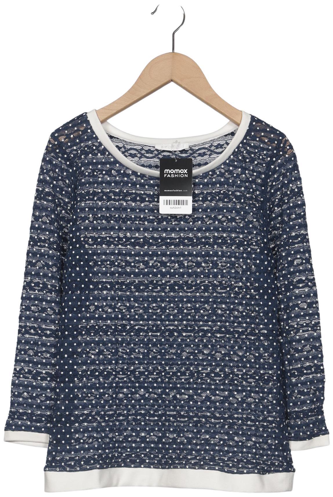 

Promod Damen Langarmshirt, marineblau, Gr. 36