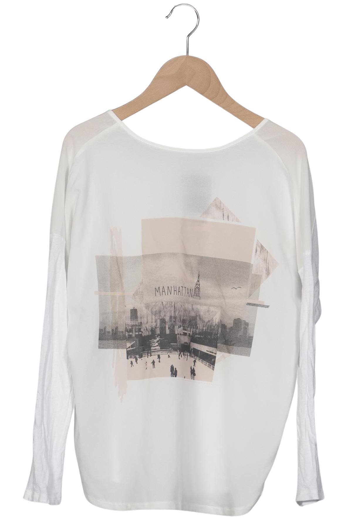 

Promod Damen Langarmshirt, weiß, Gr. 38