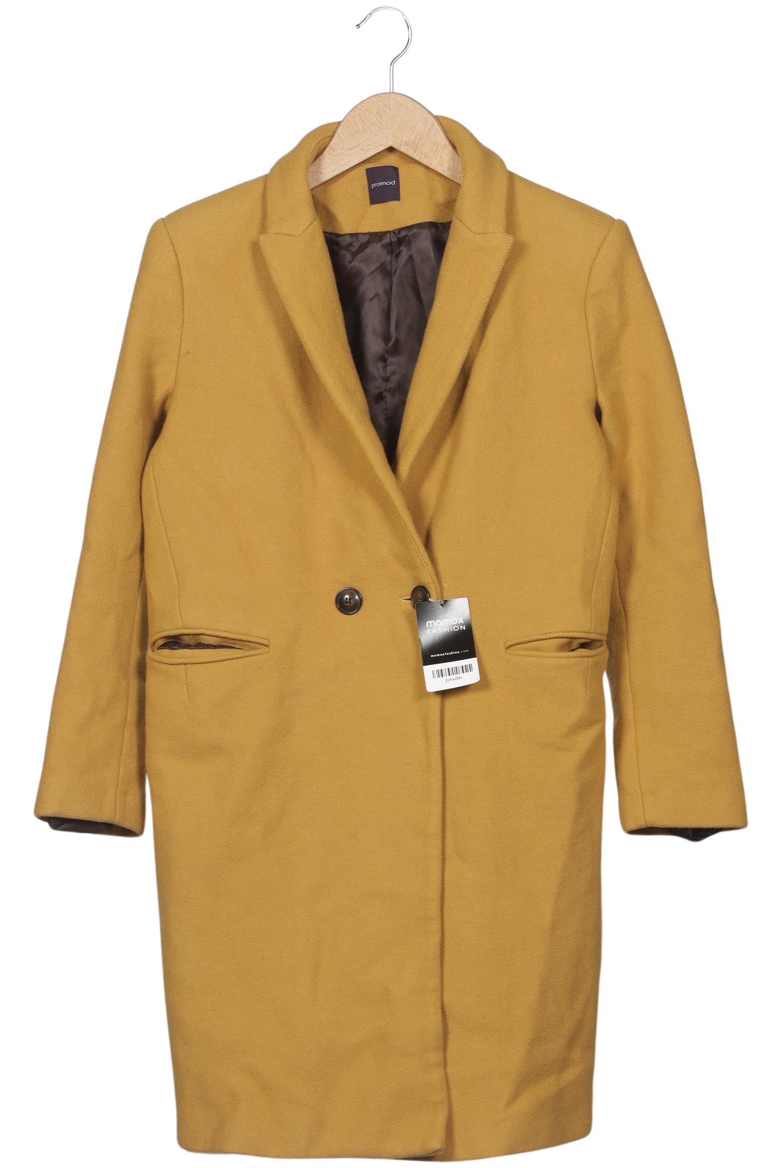 

Promod Damen Mantel, gelb, Gr. 42