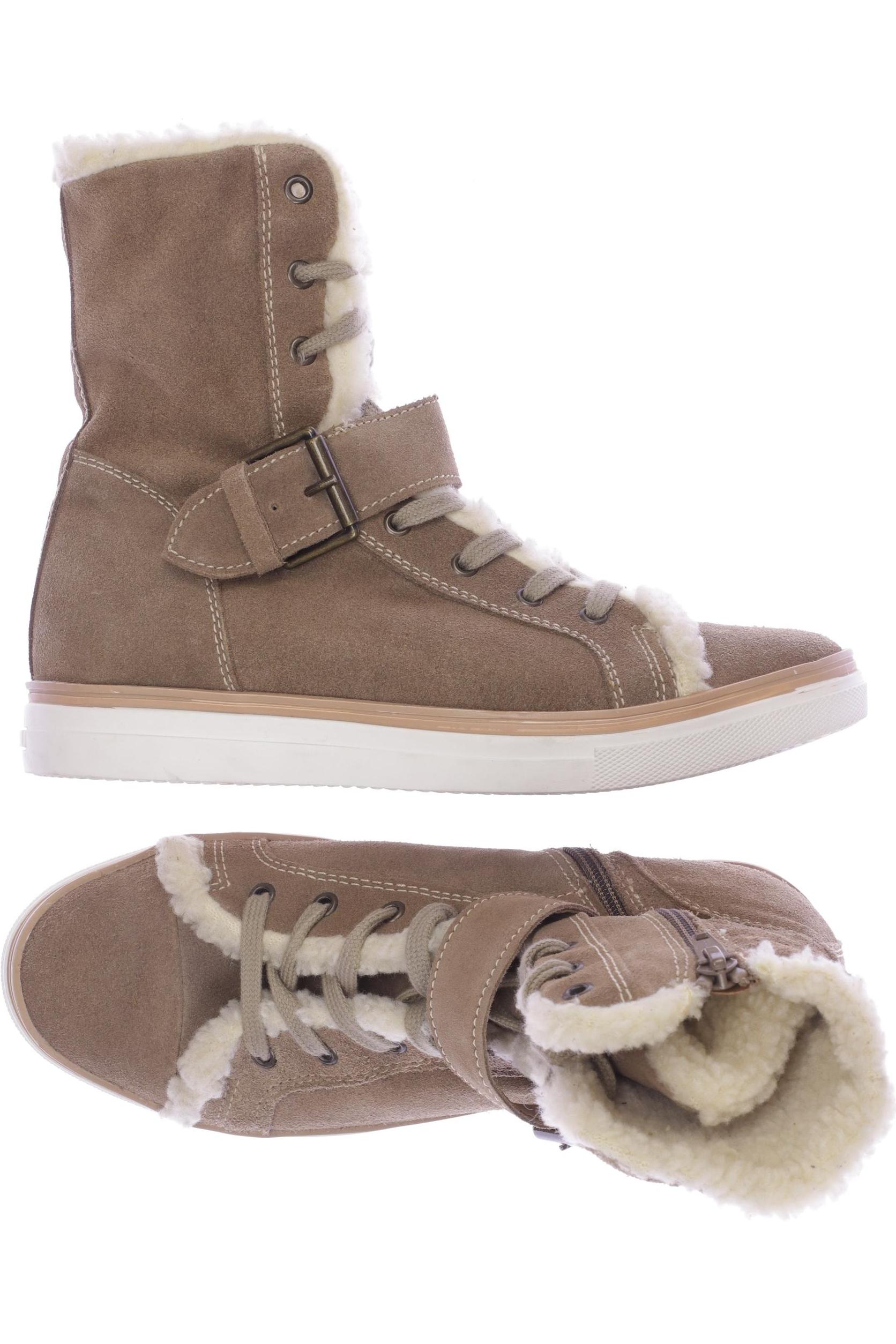 

Promod Damen Stiefelette, beige, Gr. 39
