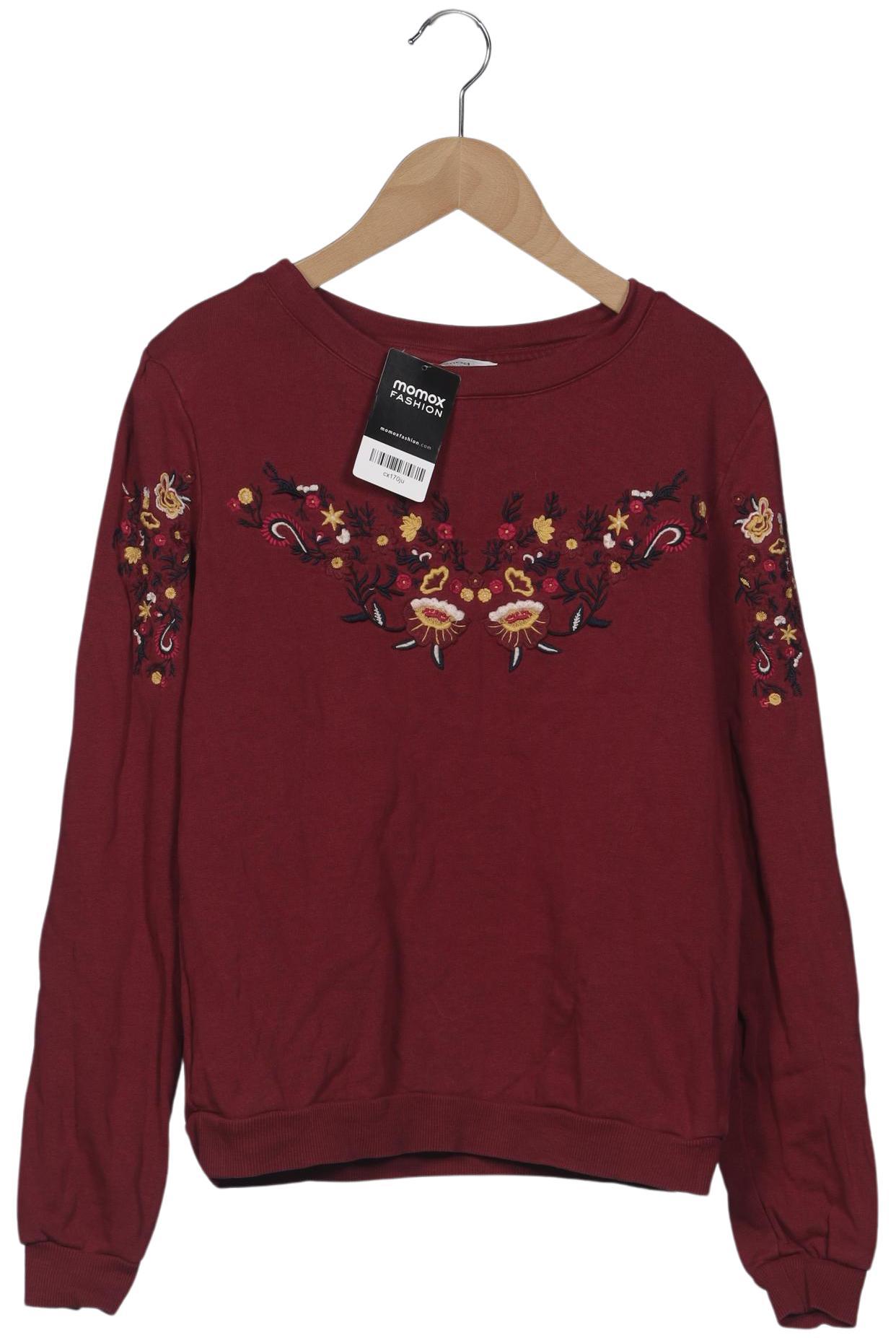 

Promod Damen Sweatshirt, bordeaux, Gr. 34