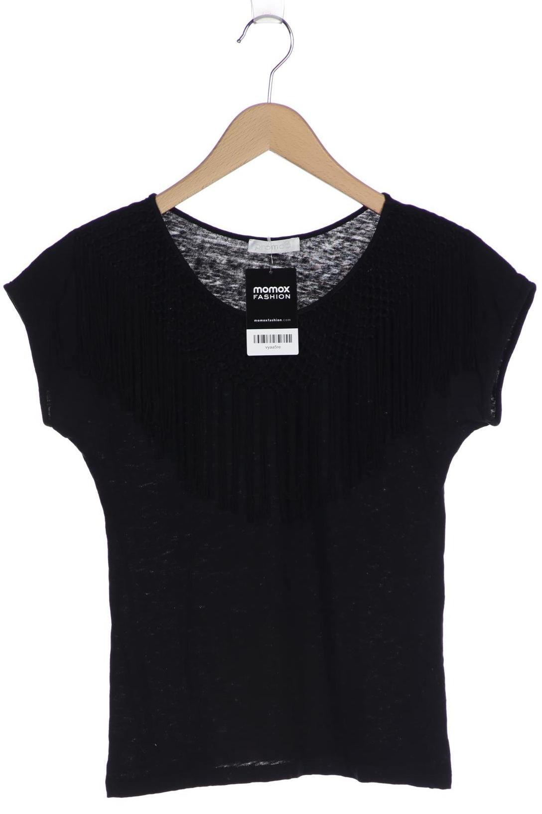 

Promod Damen T-Shirt, schwarz, Gr. 34