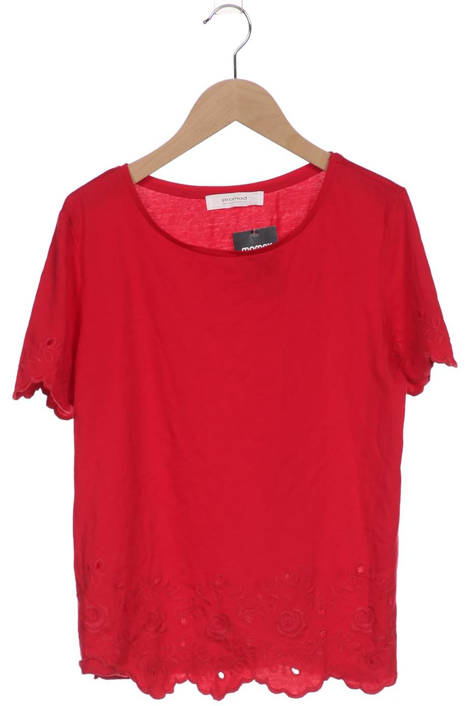 

Promod Damen T-Shirt, rot, Gr. 38