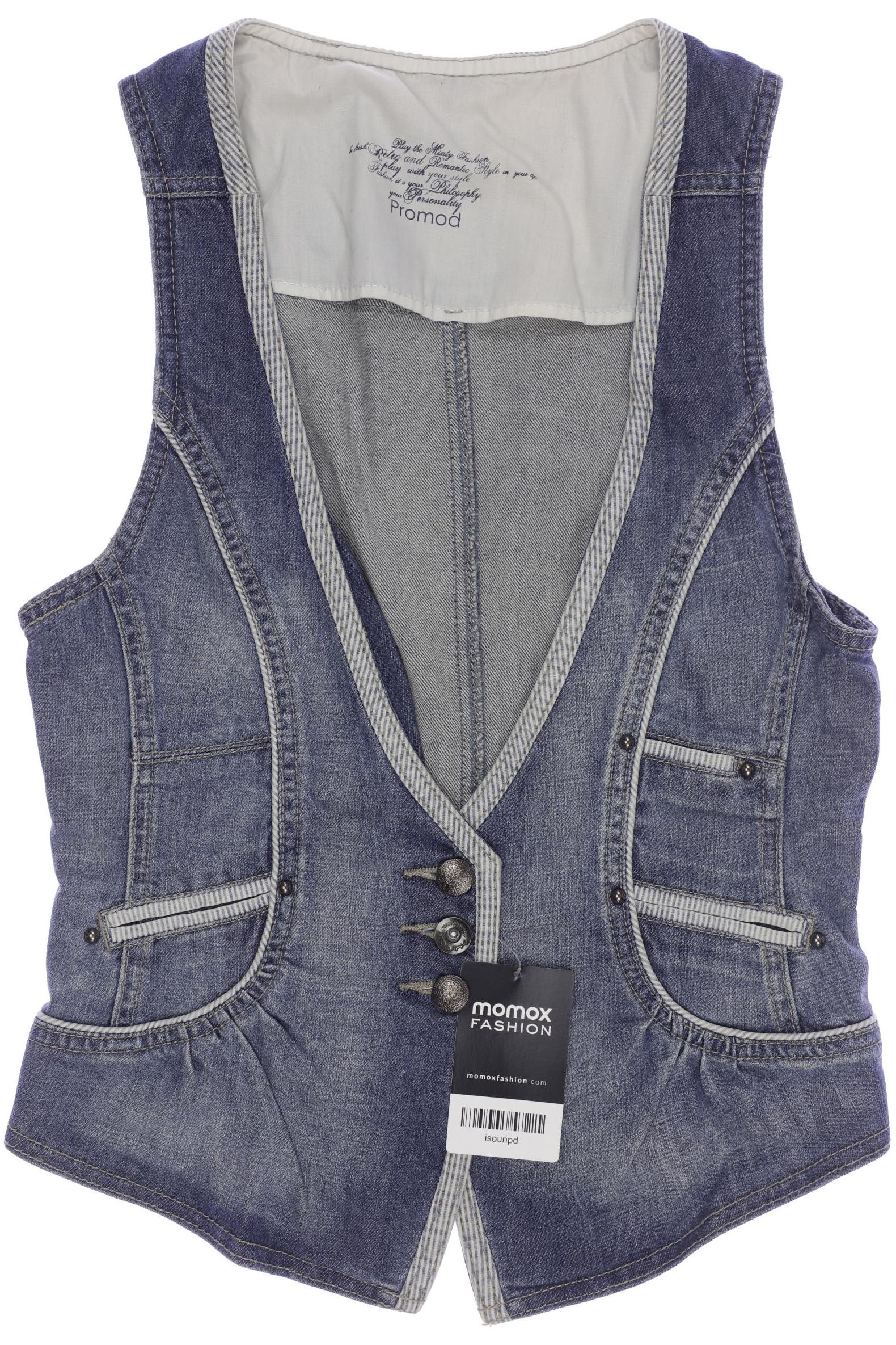 

Promod Damen Weste, blau, Gr. 36