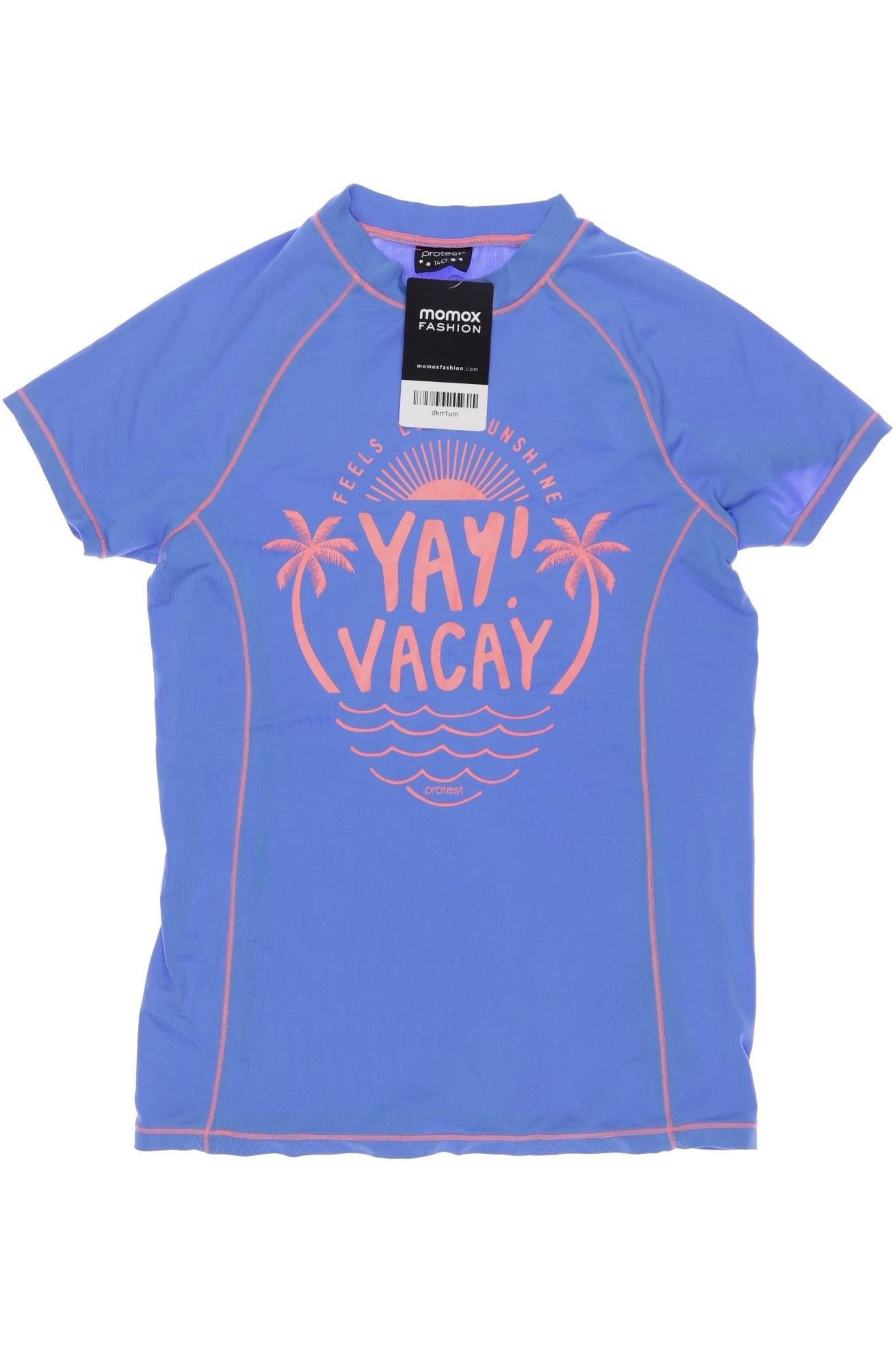 

Protest Damen T-Shirt, blau, Gr. 140