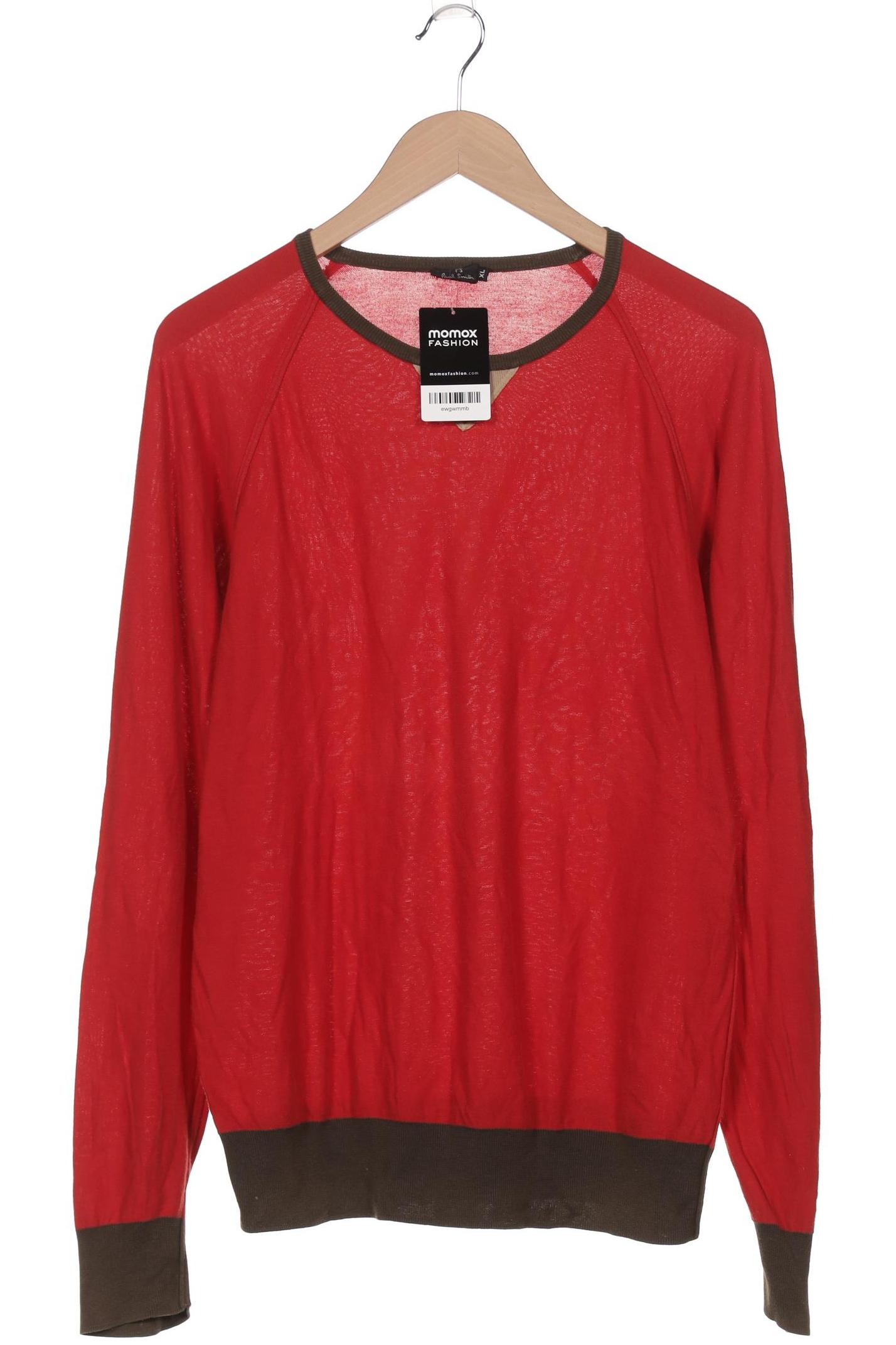 

PS Paul Smith Herren Langarmshirt, rot, Gr. 54