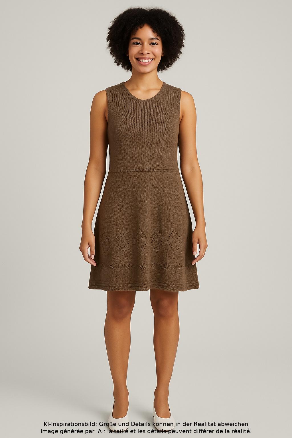 

Public Damen Kleid, braun, Gr. 38