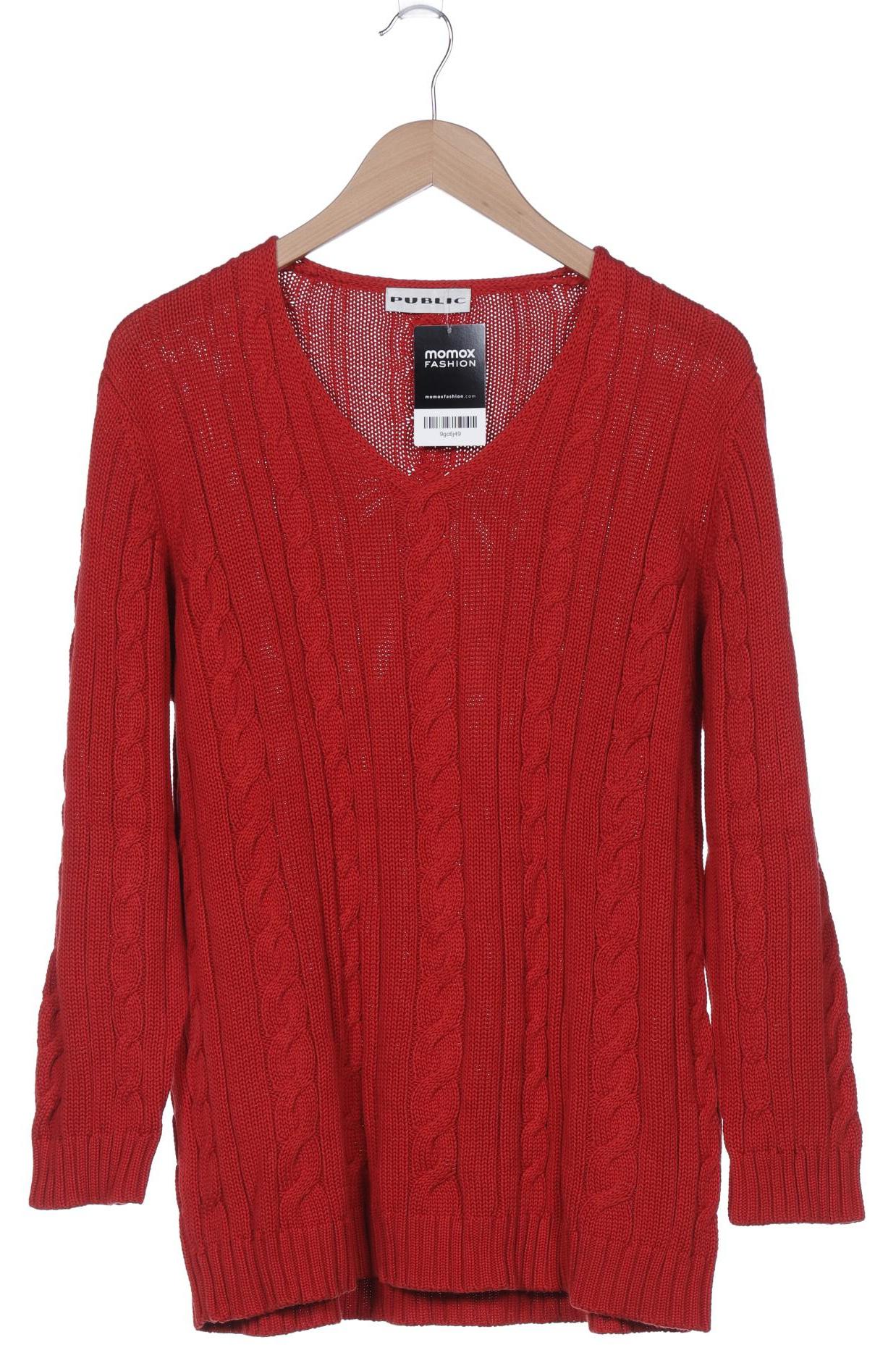 

Public Damen Pullover, rot, Gr. 46