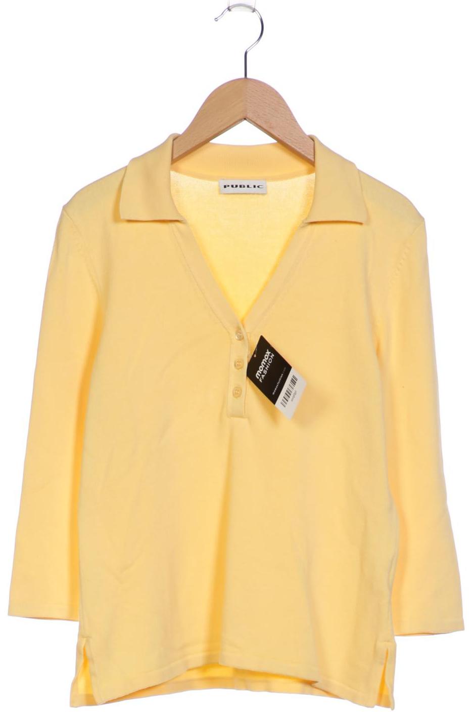 

Public Damen Pullover, gelb, Gr. 38