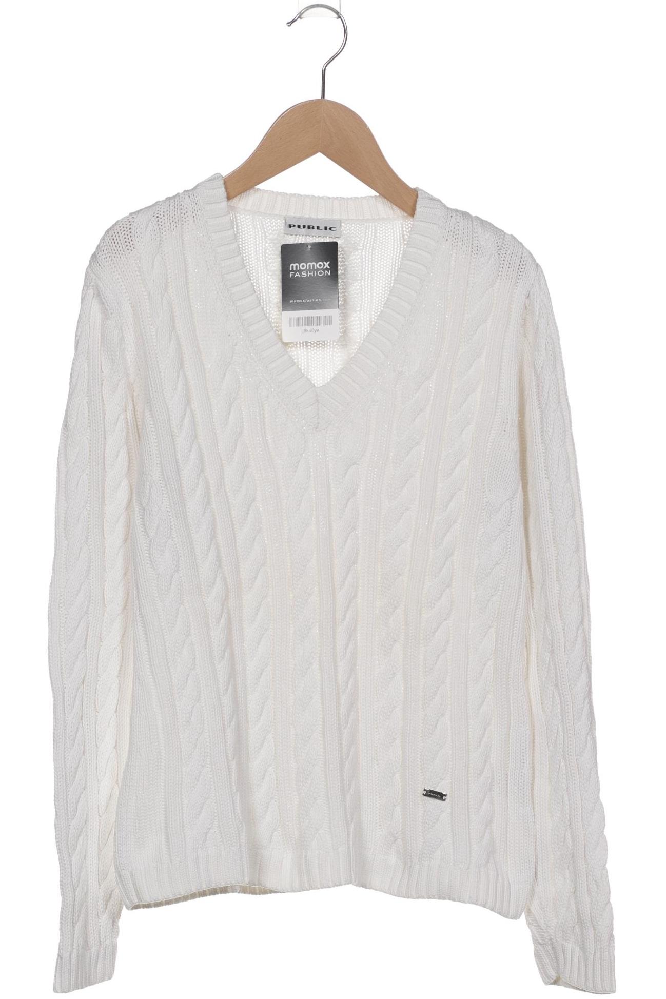

Public Damen Pullover, weiß, Gr. 38