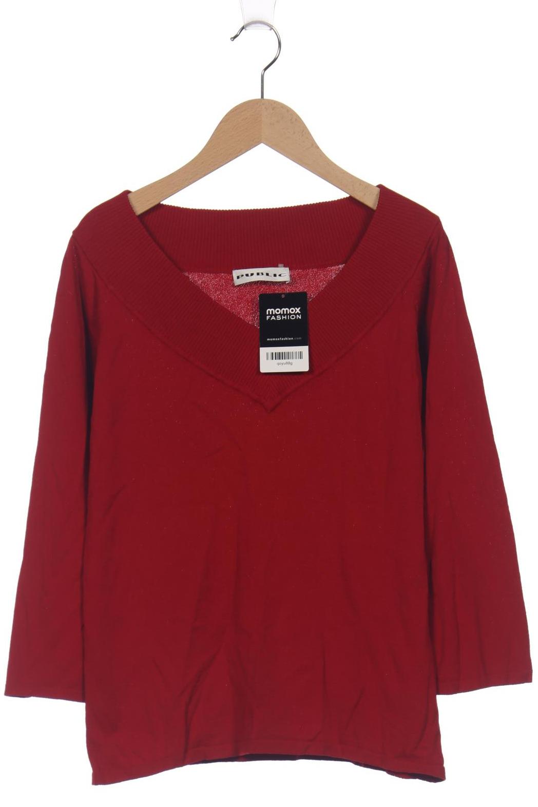 

Public Damen Pullover, rot, Gr. 38