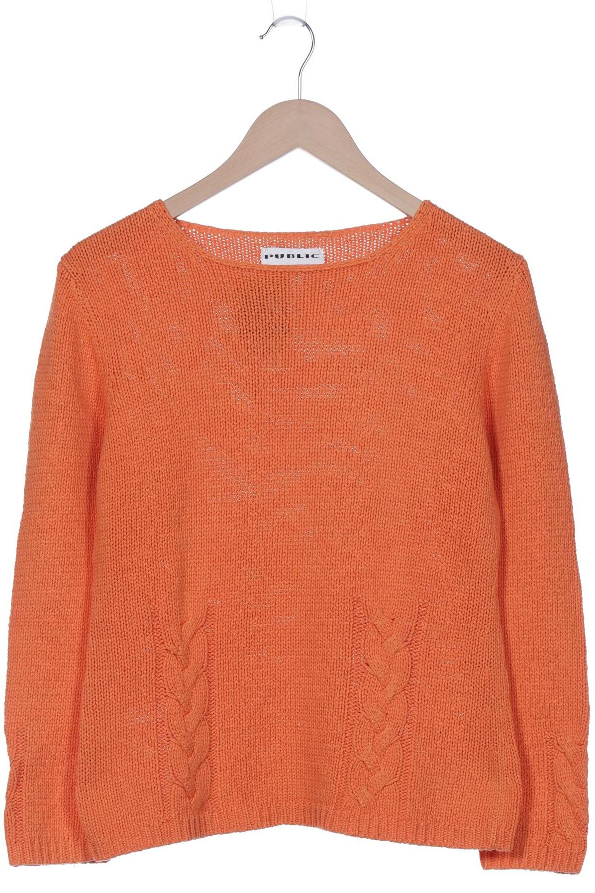 

Public Damen Pullover, orange, Gr. 38