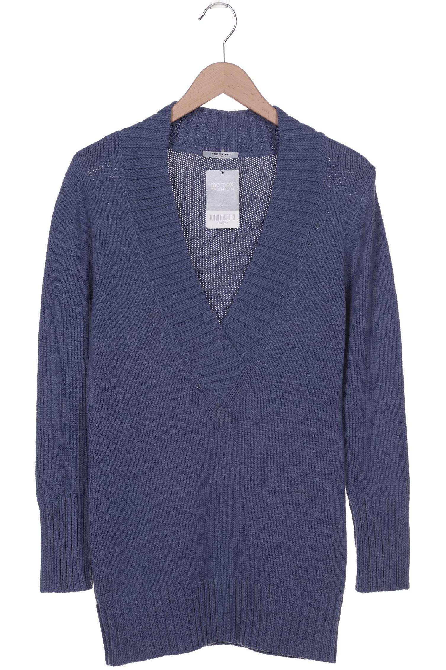 

Public Damen Pullover, blau, Gr. 38