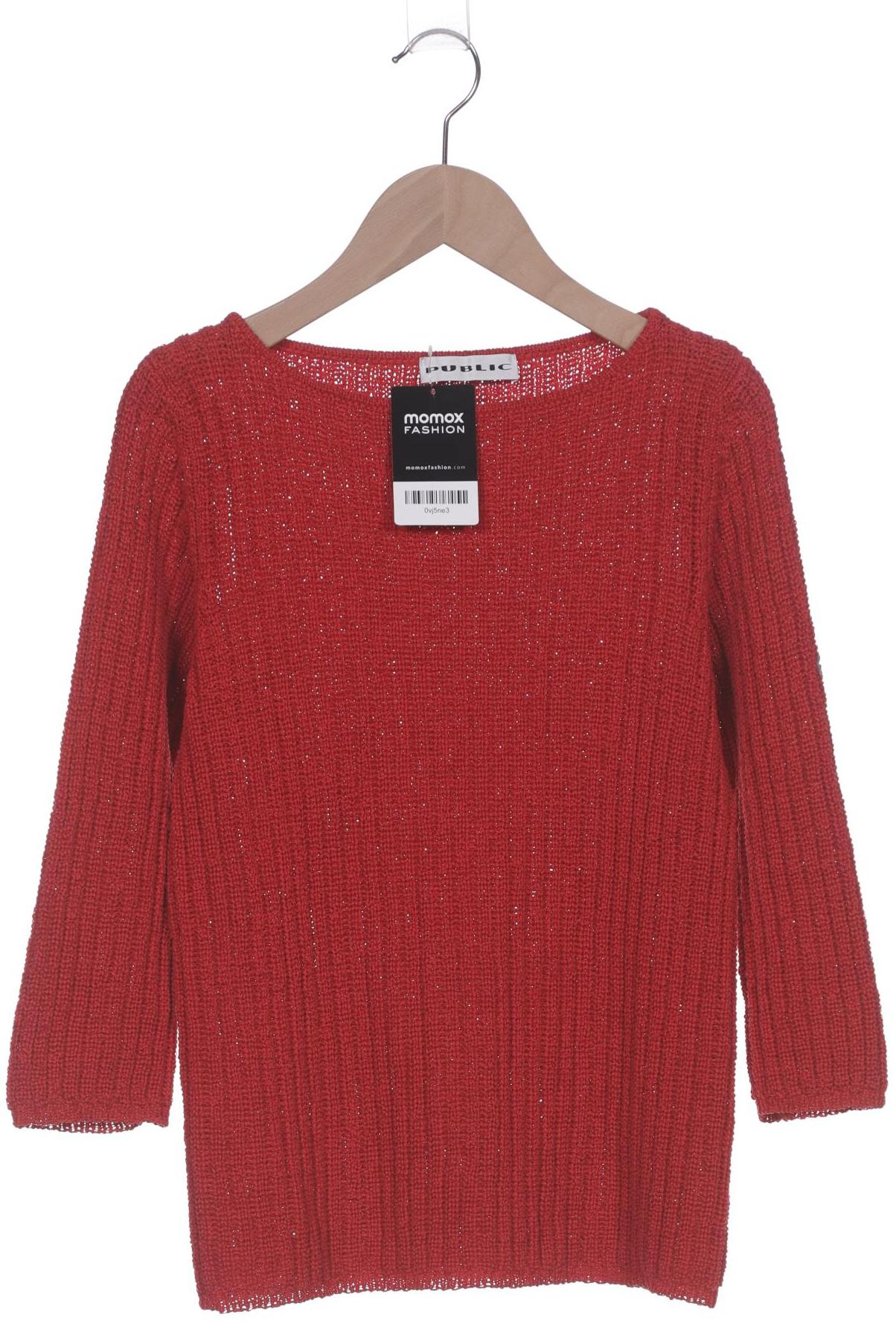 

Public Damen Pullover, rot, Gr. 38