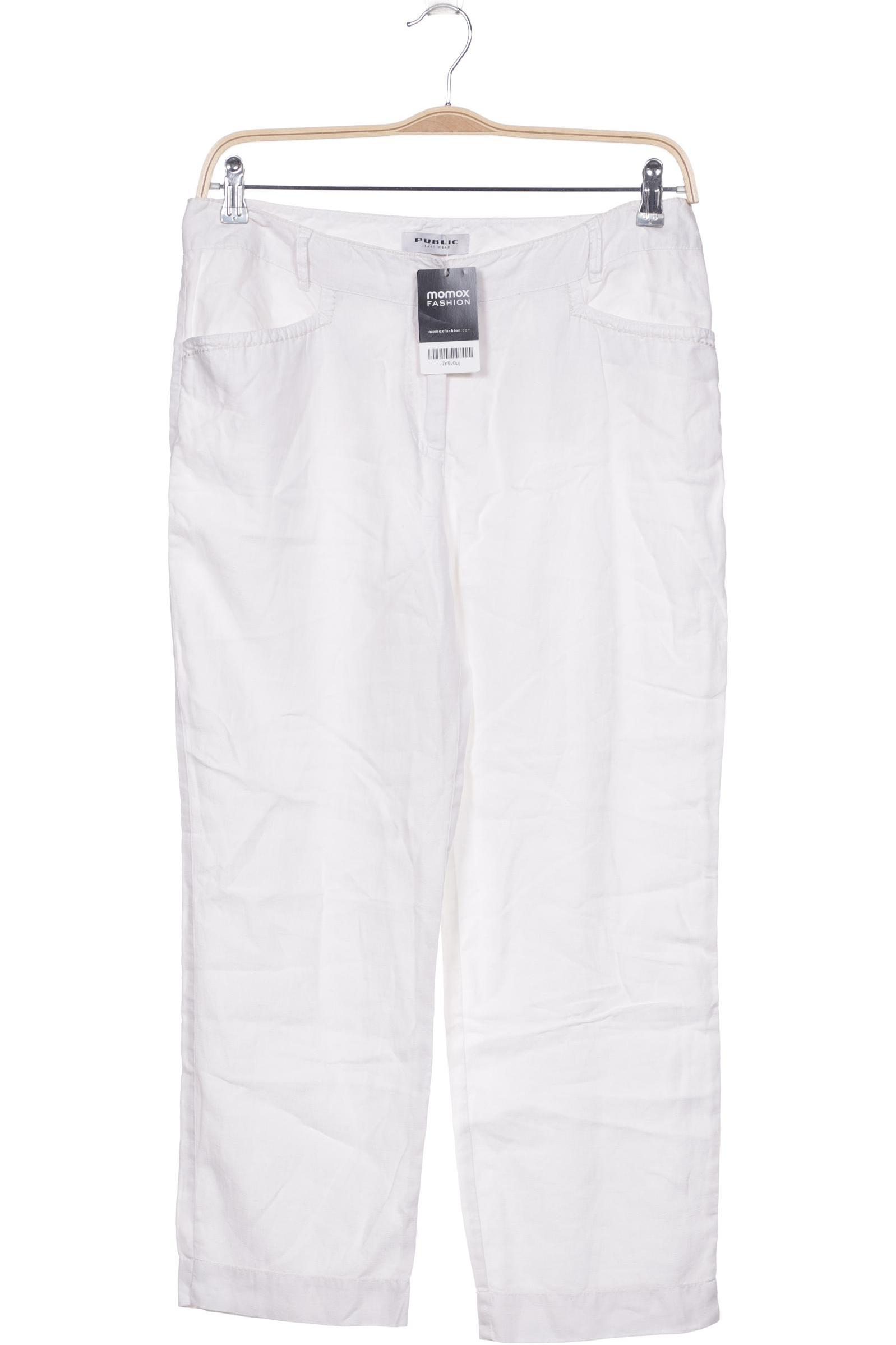 

PUBLIC Damen Stoffhose, weiß