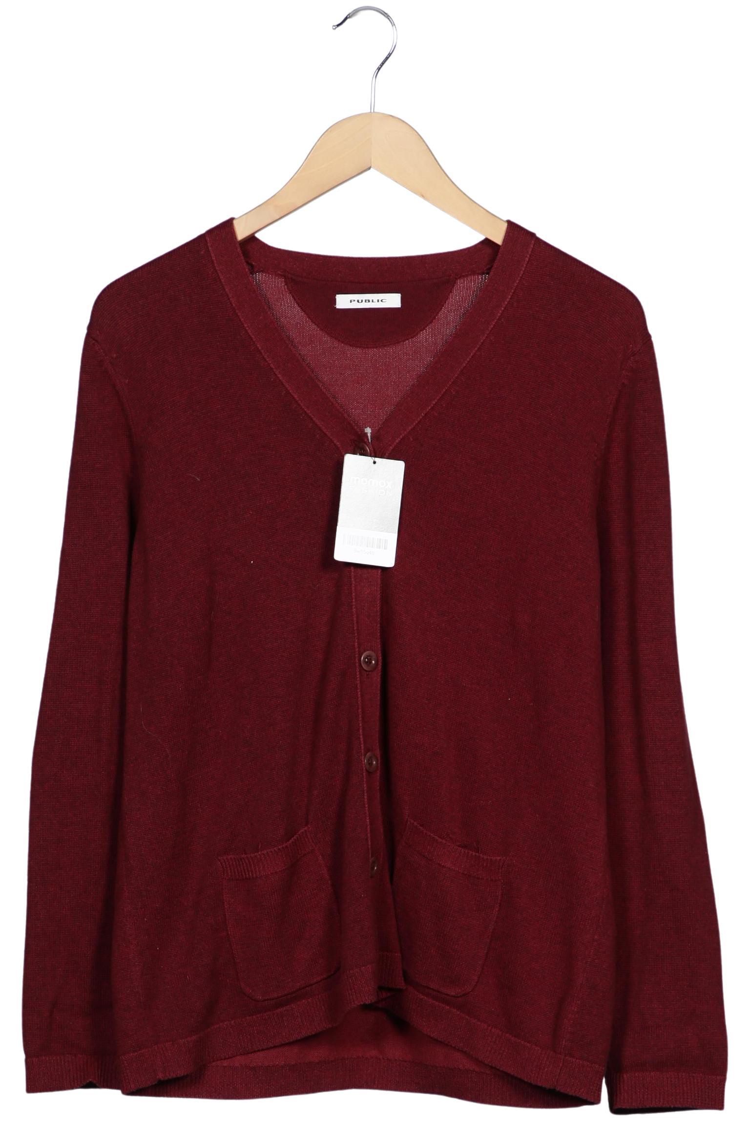 

Public Damen Strickjacke, bordeaux, Gr. 44