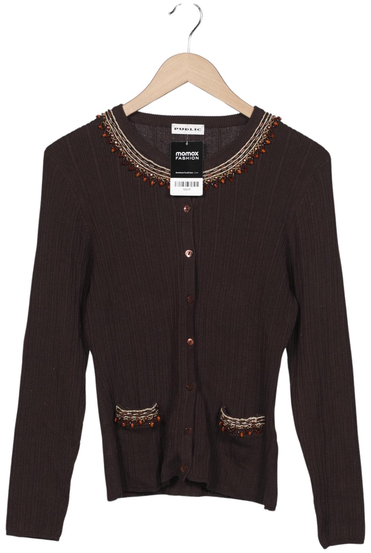 

Public Damen Strickjacke, braun, Gr. 40