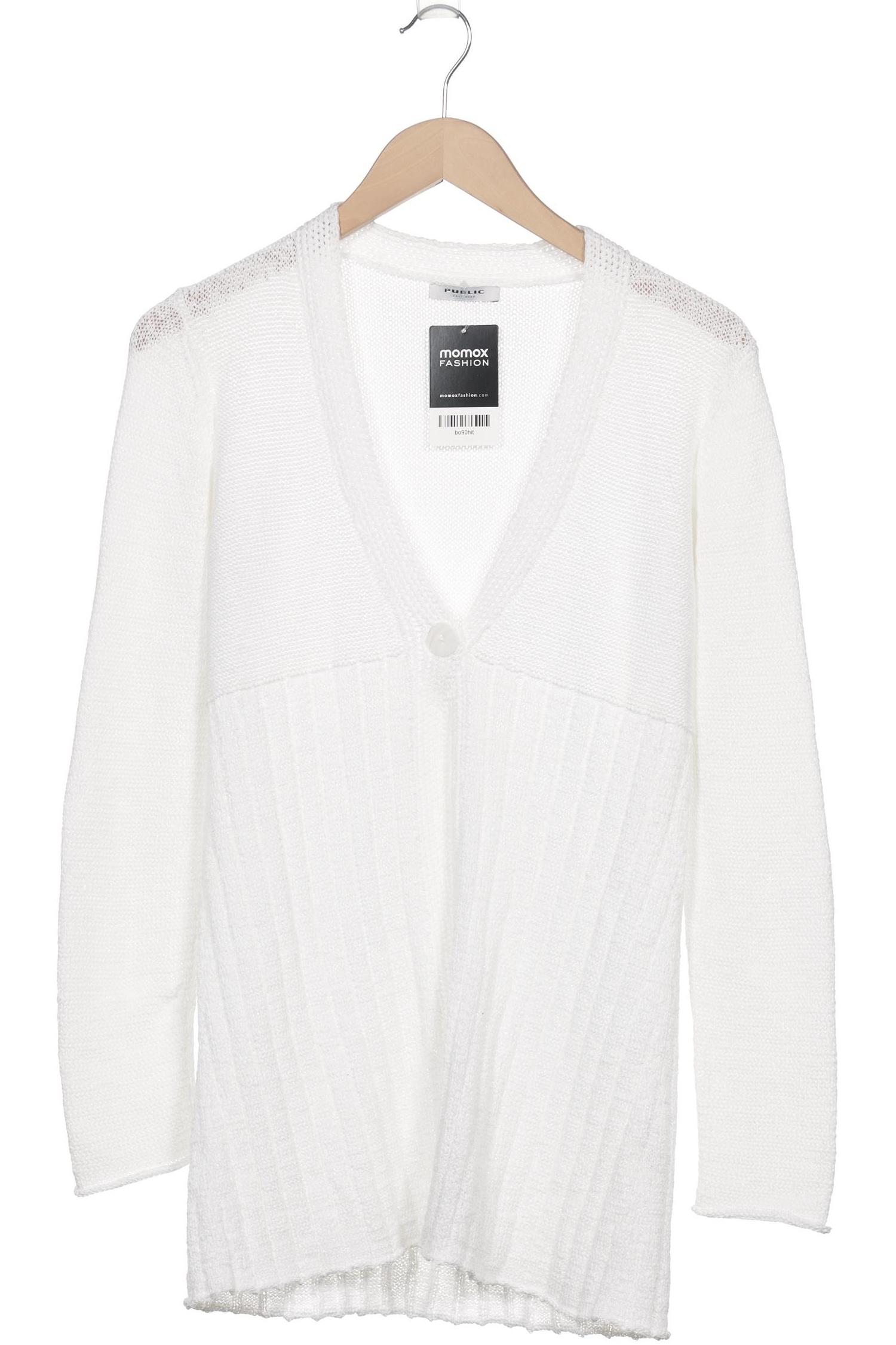 

Public Damen Strickjacke, weiß, Gr. 38