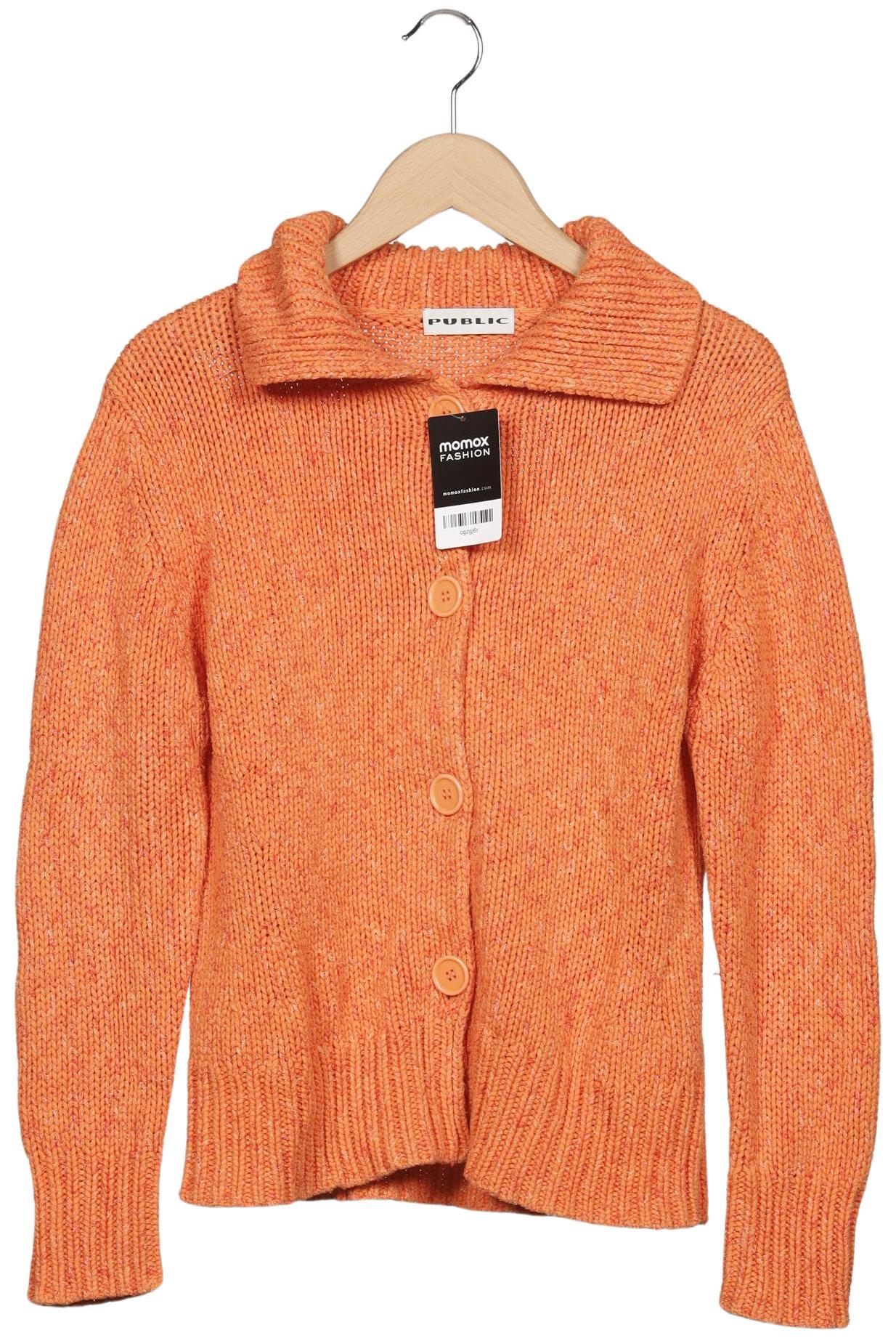 

Public Damen Strickjacke, orange, Gr. 38