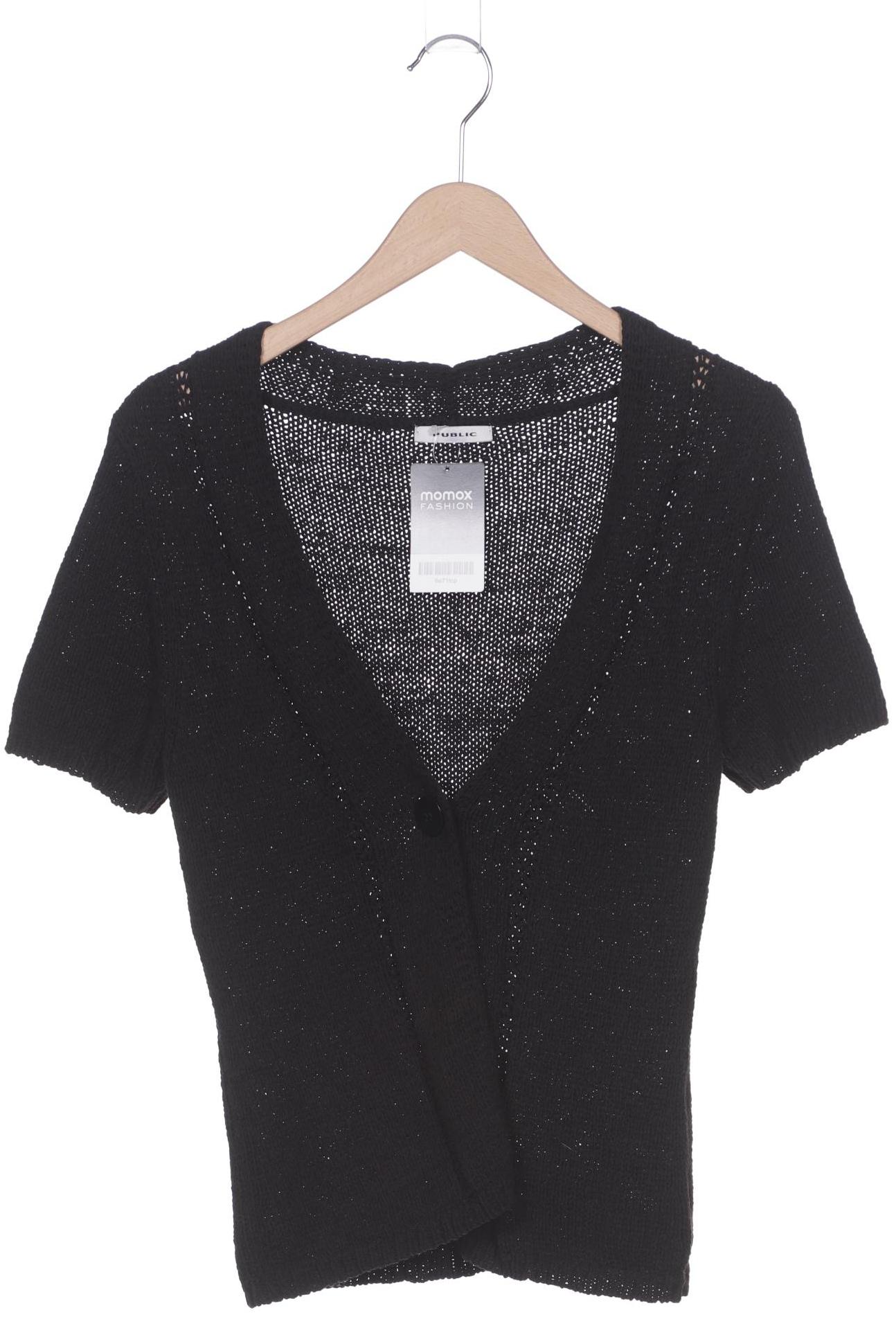 

Public Damen Strickjacke, schwarz, Gr. 38