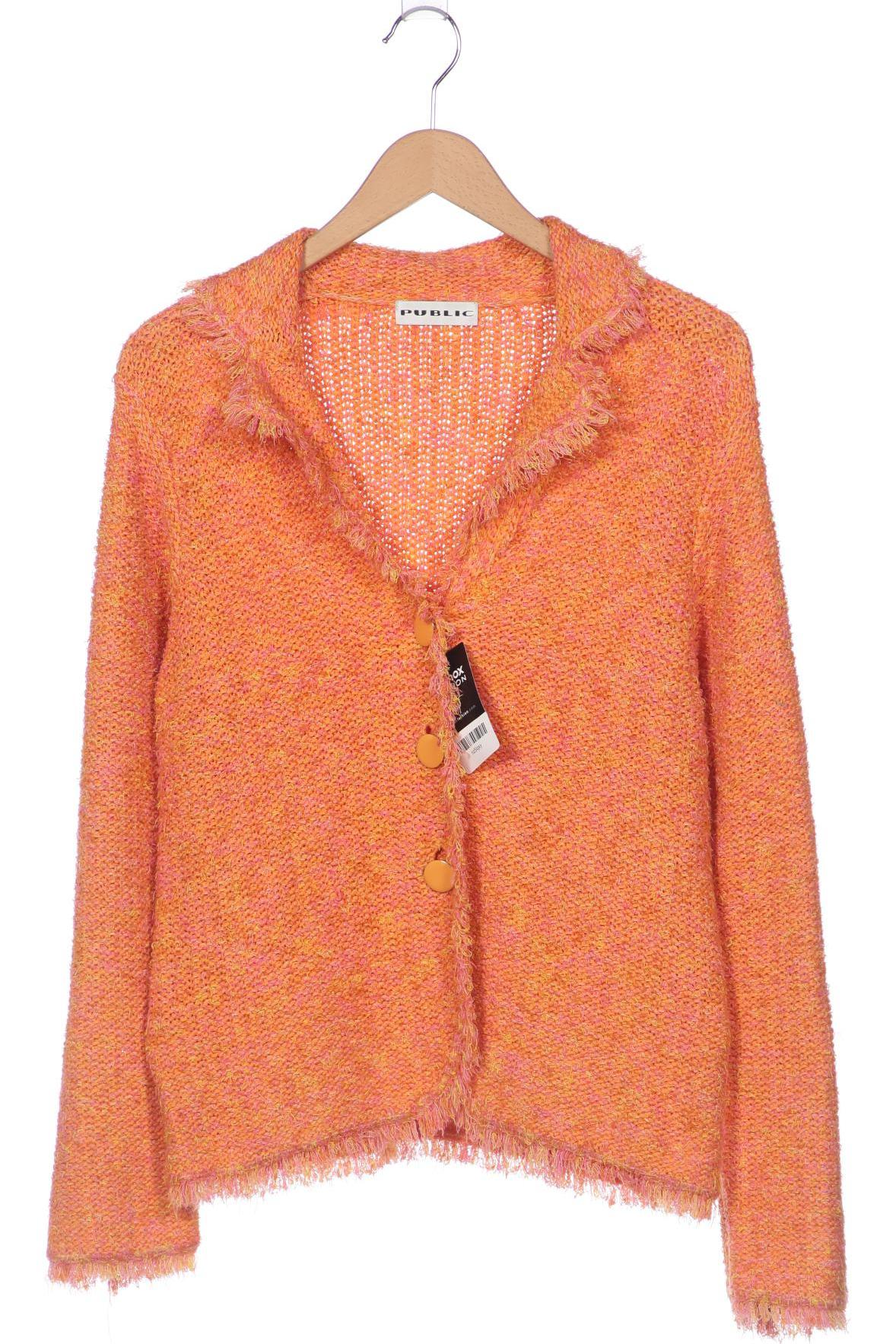 

Public Damen Strickjacke, orange, Gr. 44