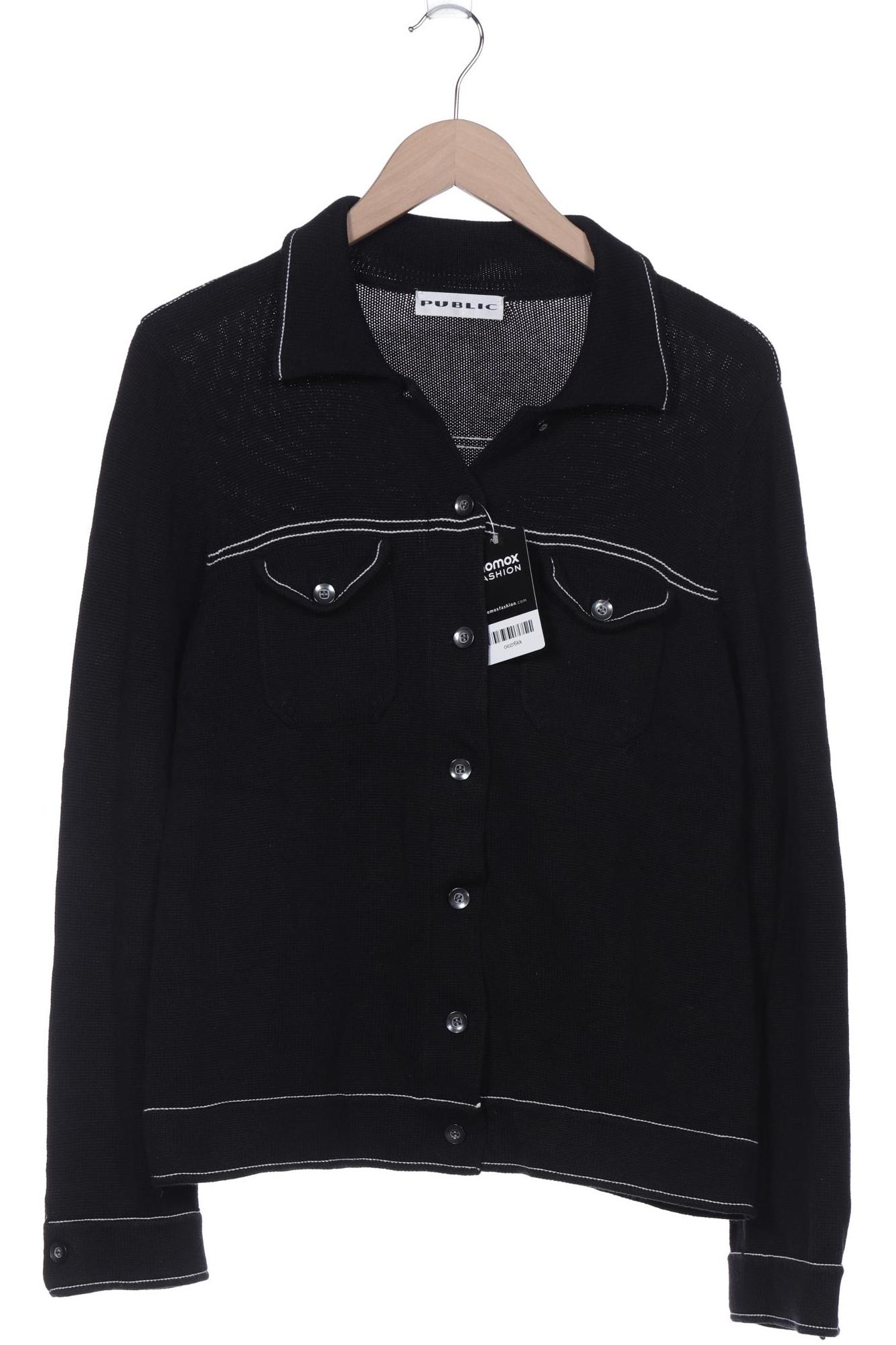 

Public Damen Strickjacke, schwarz, Gr. 42