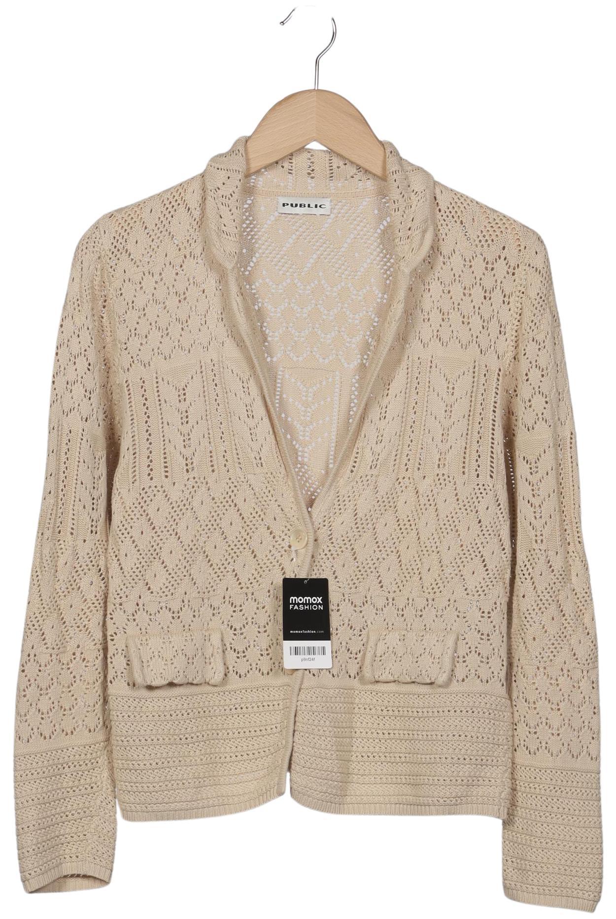 

Public Damen Strickjacke, beige, Gr. 38