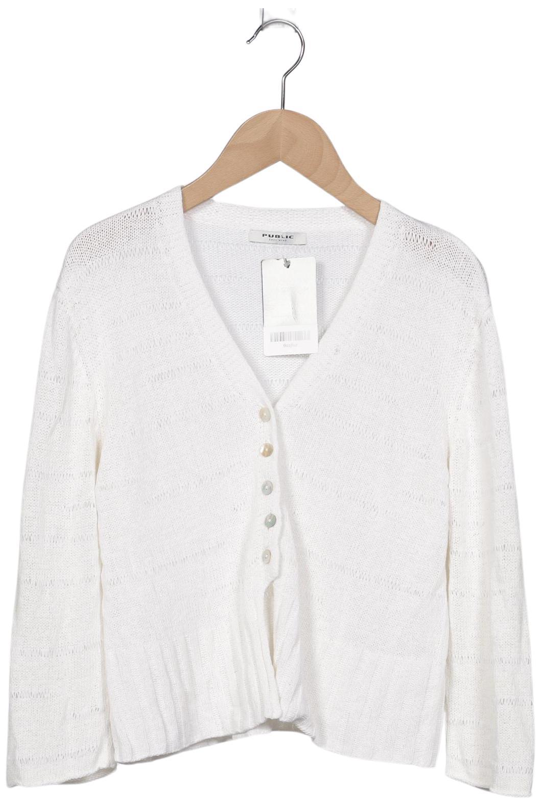 

Public Damen Strickjacke, weiß, Gr. 38