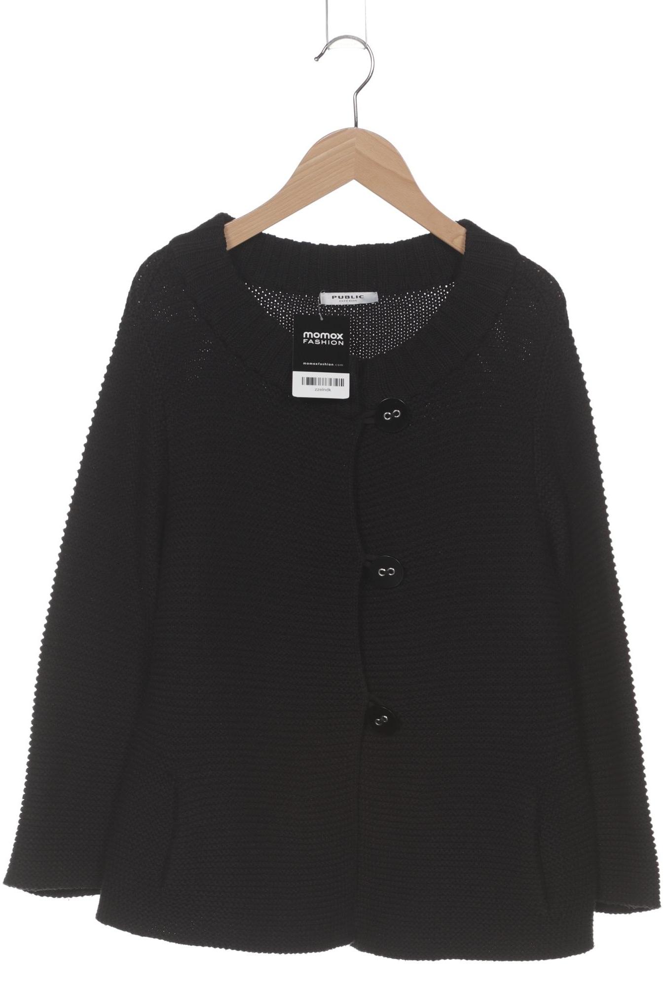 

Public Damen Strickjacke, schwarz, Gr. 38