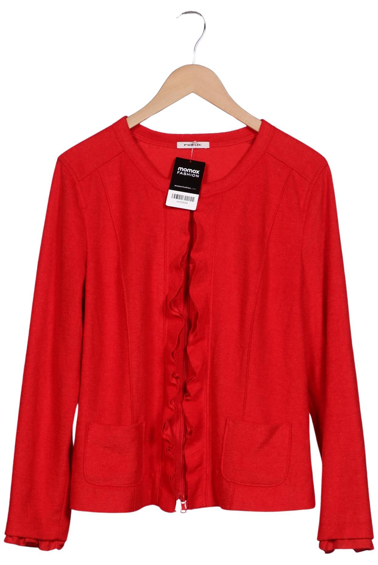 

Public Damen Strickjacke, rot, Gr. 46