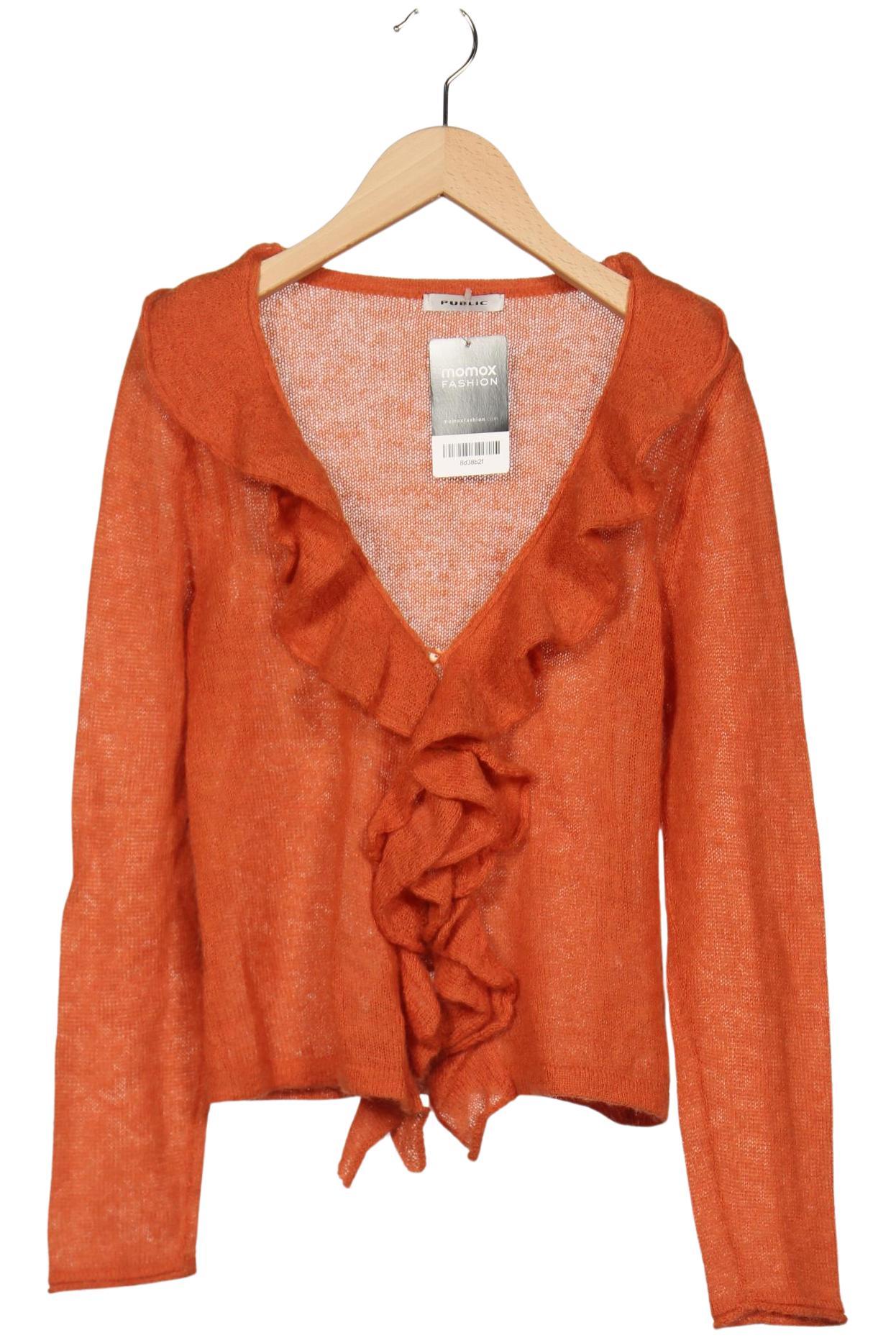 

Public Damen Strickjacke, orange, Gr. 36