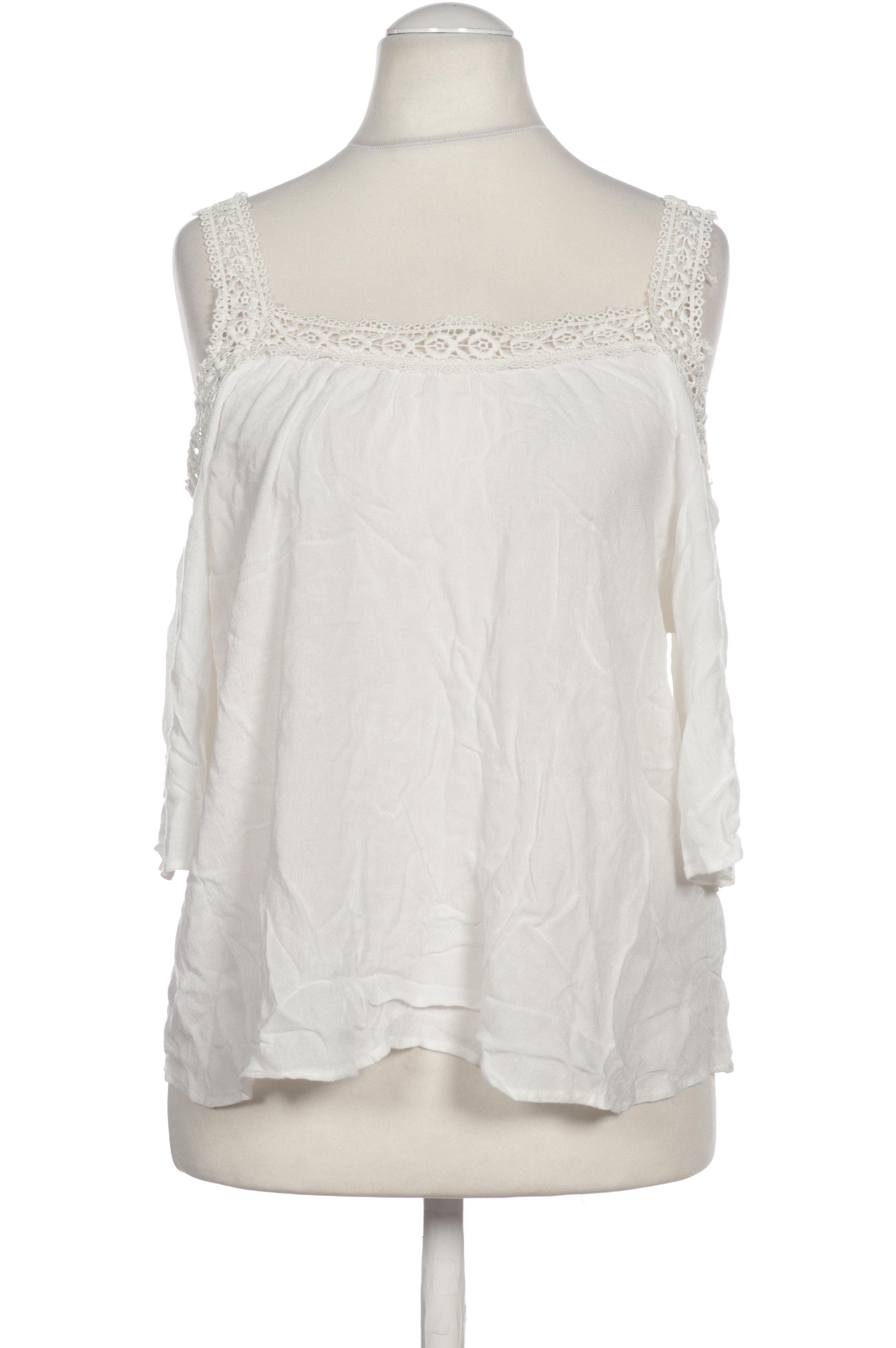 

Pull & Bear Damen Bluse, weiß, Gr.